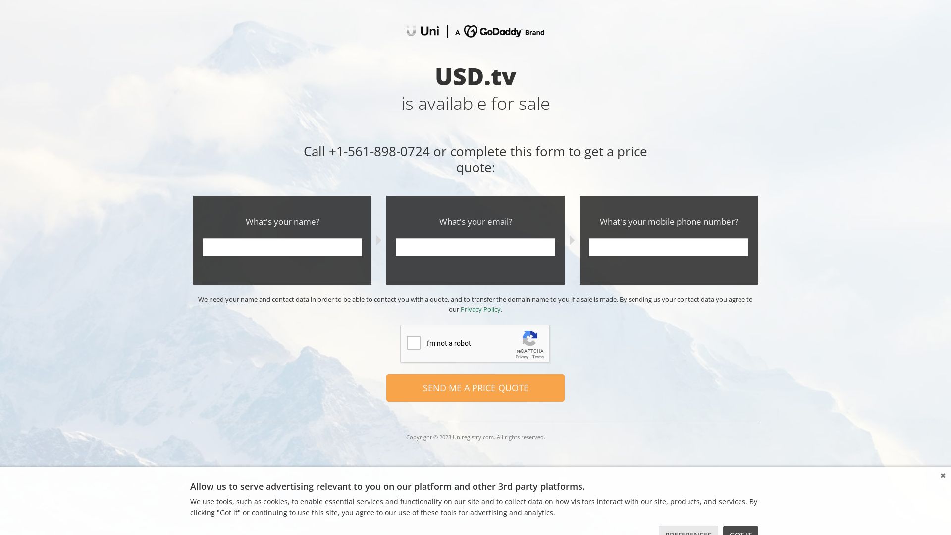 Estado web 1.usd.tv está   ONLINE