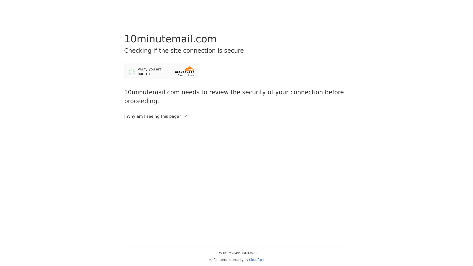Estado web 10minutemail.com está   ONLINE