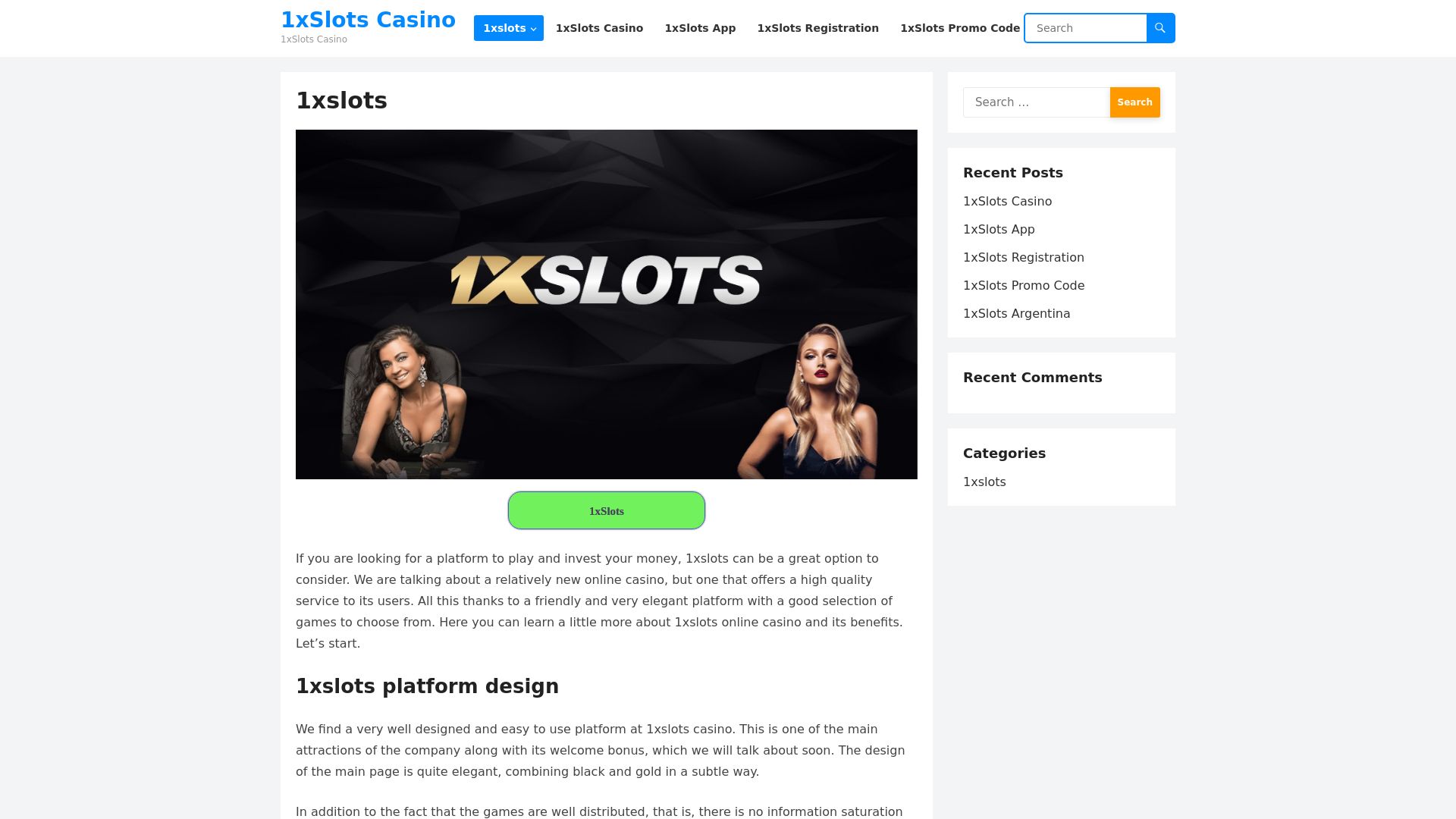 Estado web 1xslots-casinos.net está   ONLINE