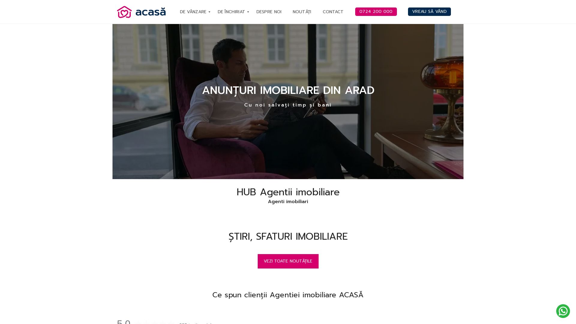Estado web acasaarad.ro está   ONLINE