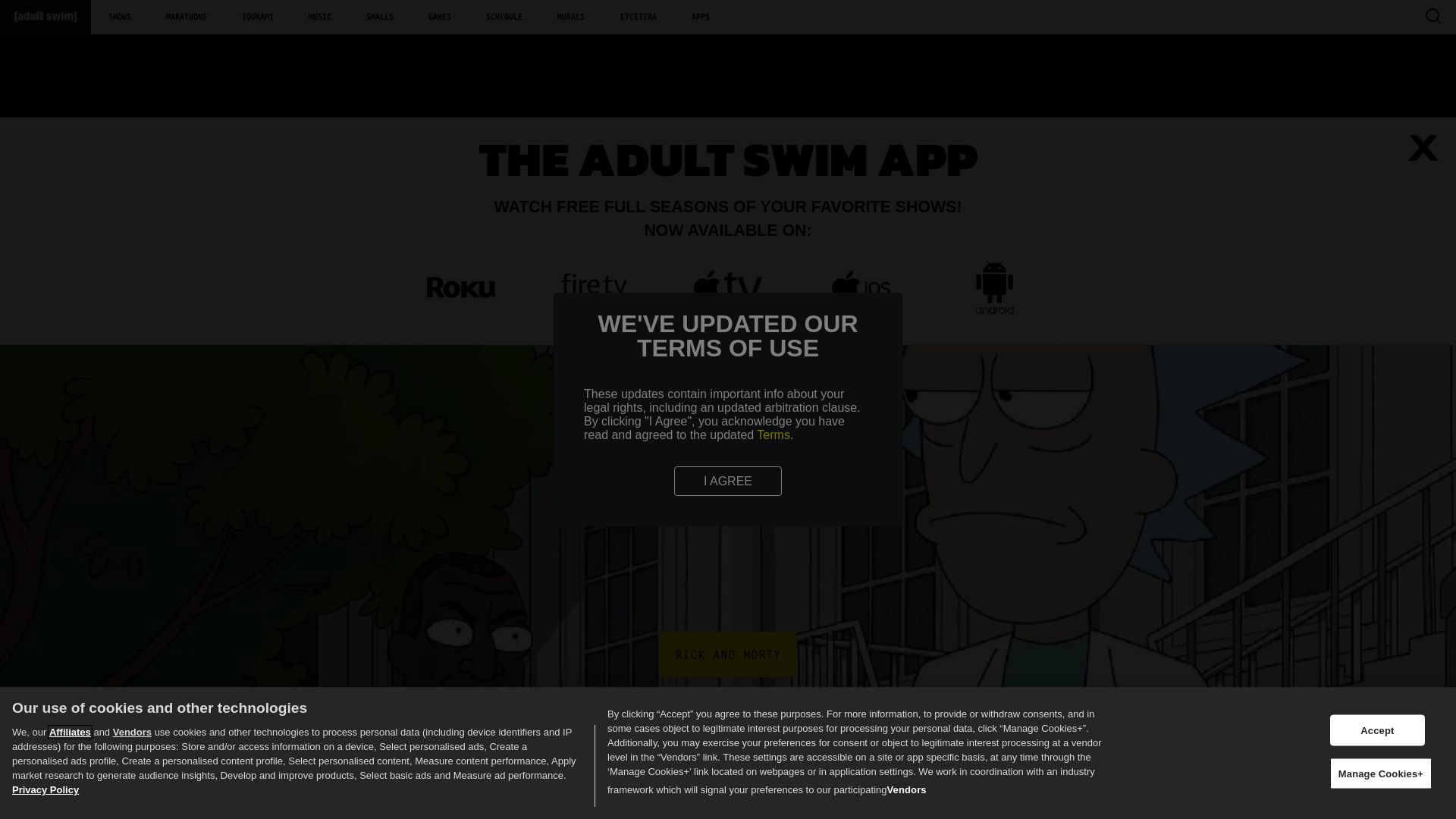 Estado web adultswim.com está   ONLINE