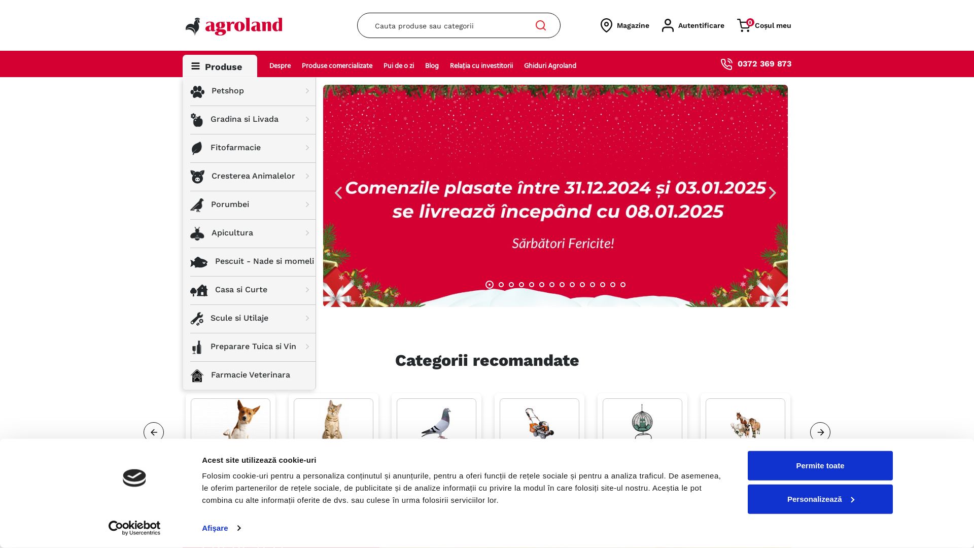 Estado web agroland.ro está   ONLINE