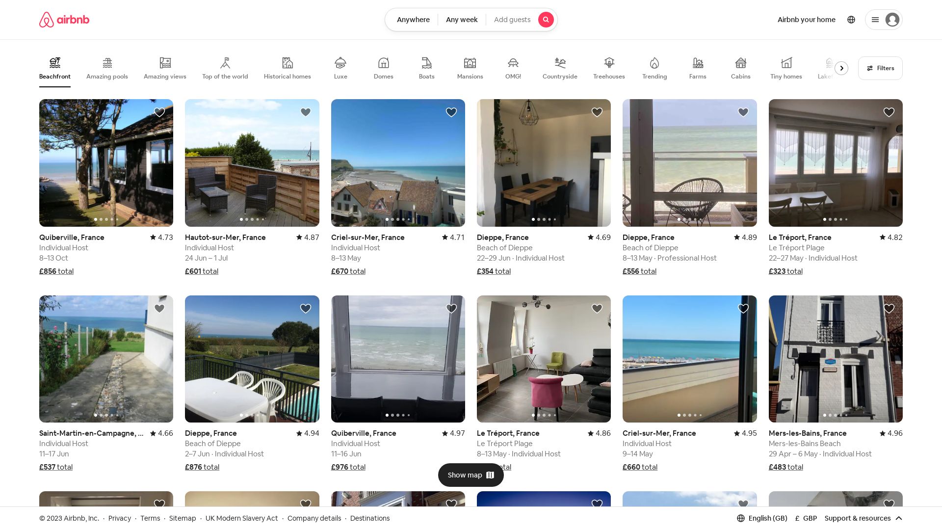 Estado web airbnb.co.uk está   ONLINE