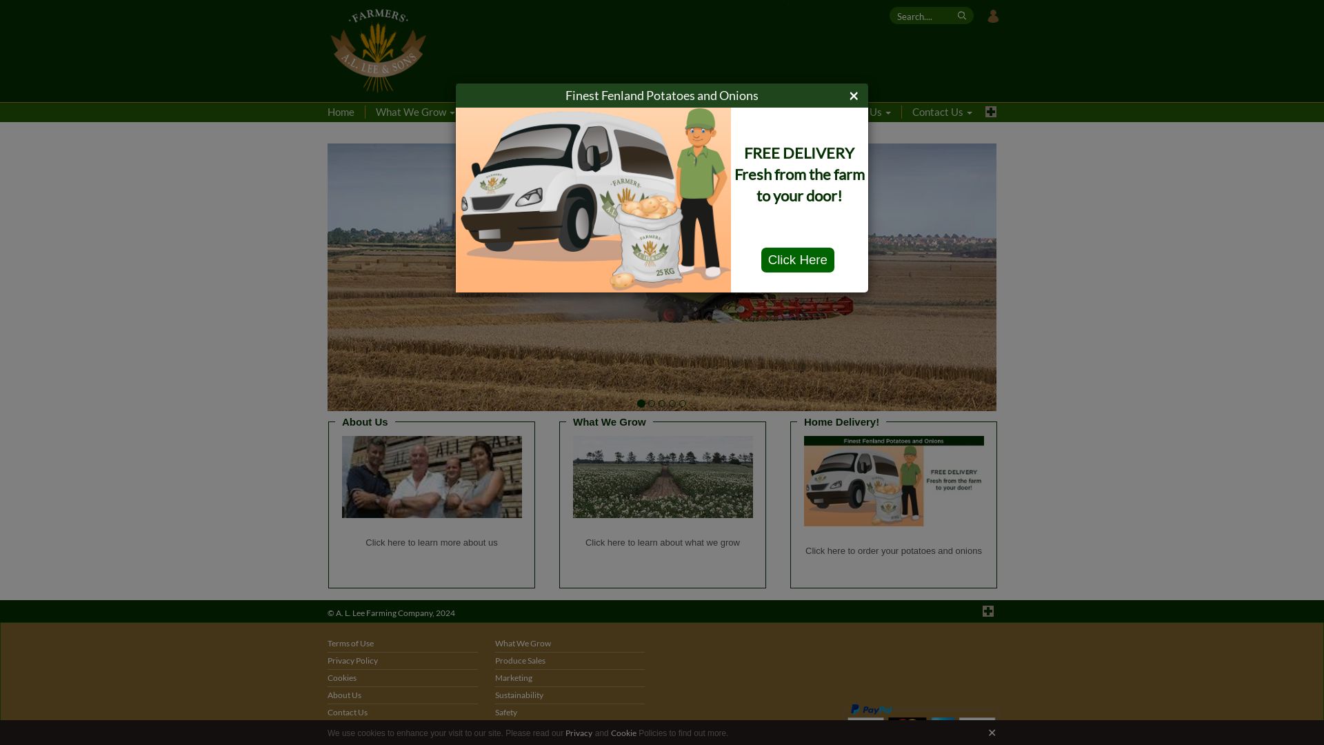Estado web allee-farms.co.uk está   ONLINE