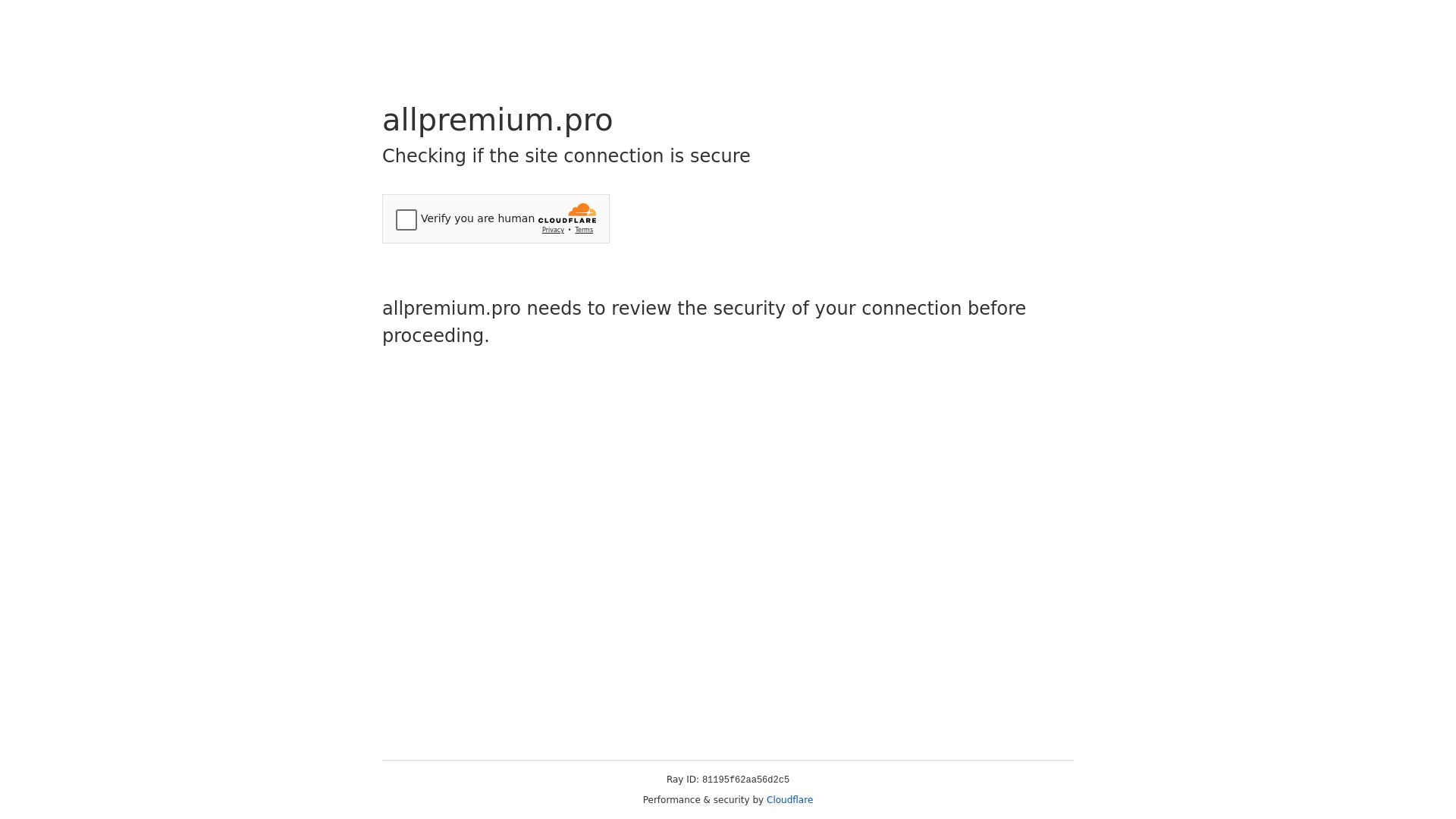 Estado web allpremium.pro está   ONLINE