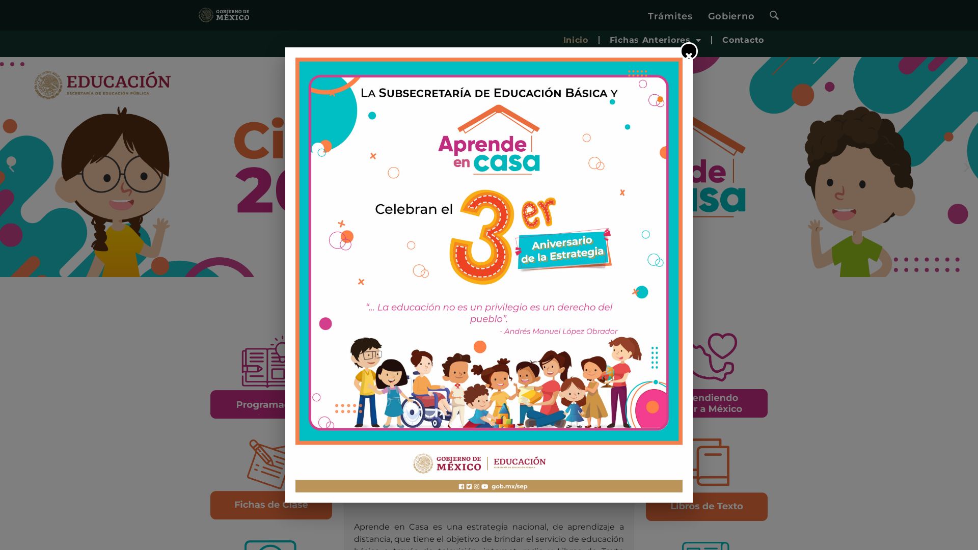 aprendeencasa.sep.gob.mx está ONLINE