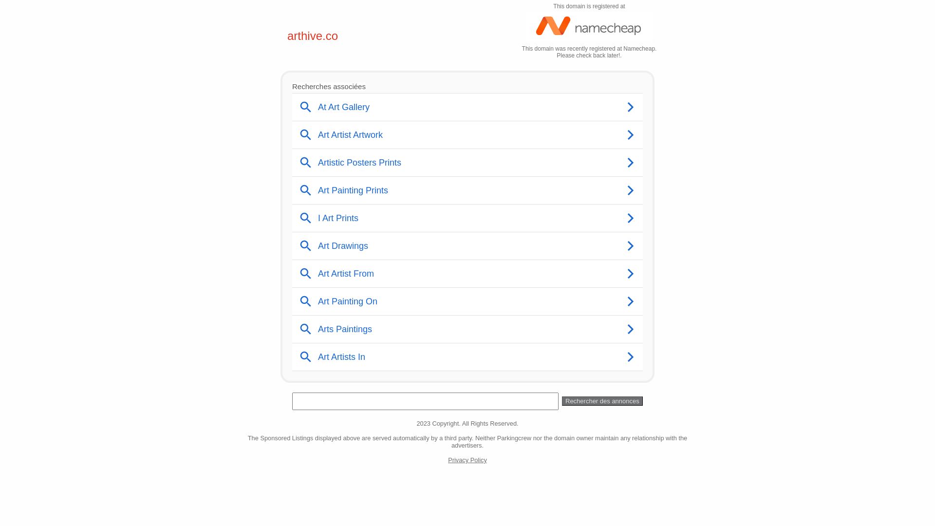 Estado web arthive.co está   ONLINE