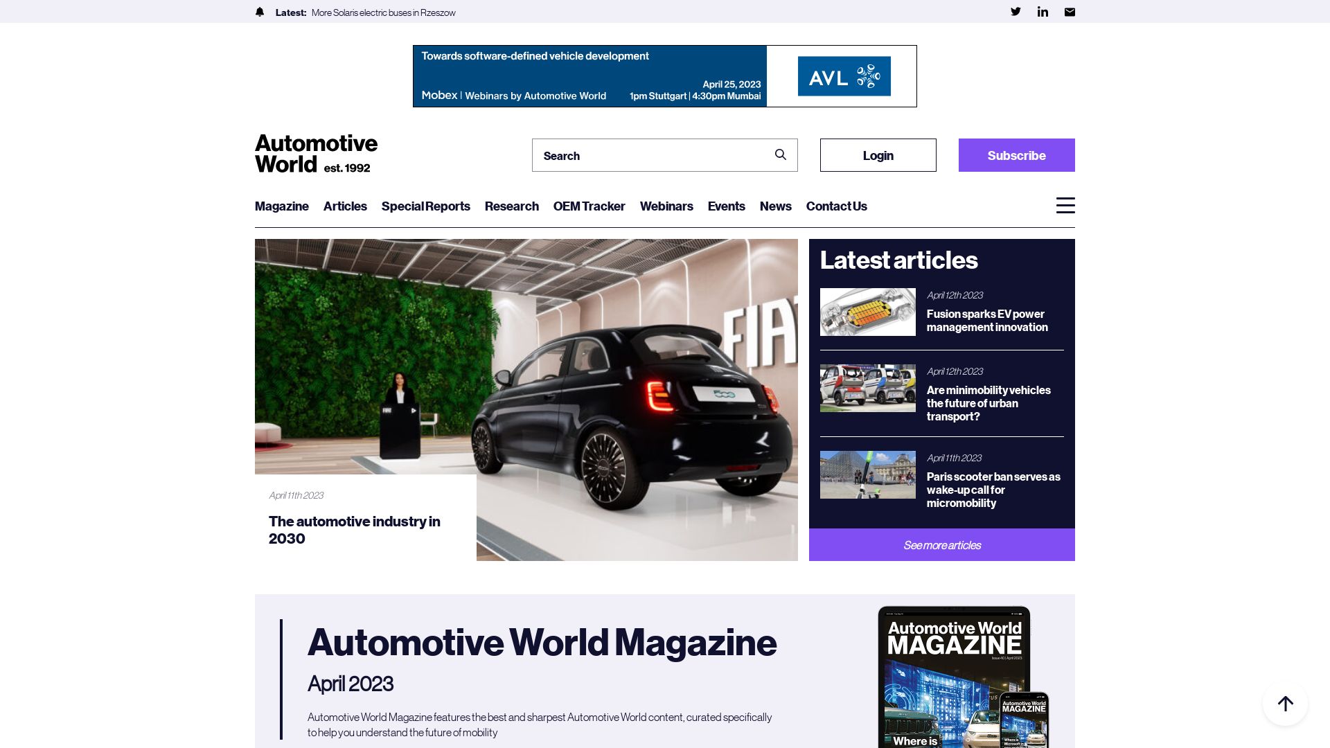 Estado web automotiveworld.com está   ONLINE