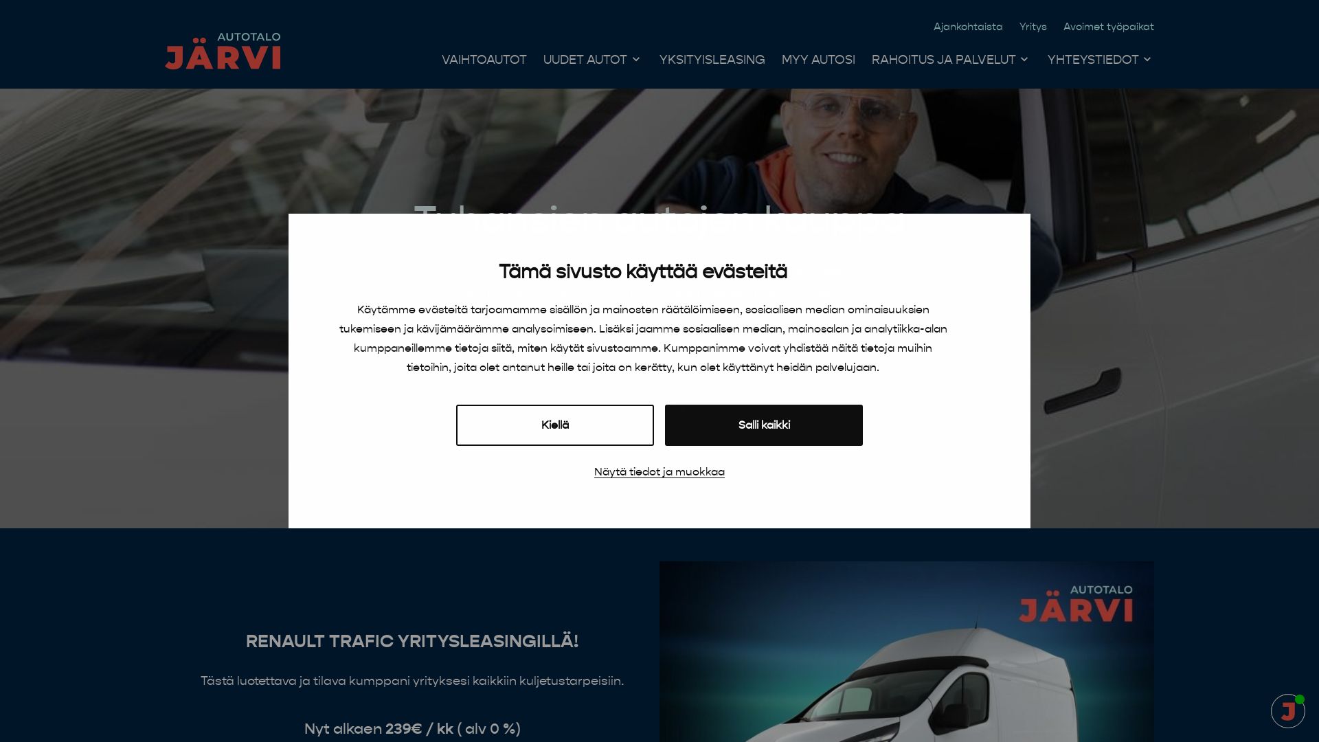 Estado web autotalojarvi.fi está   ONLINE