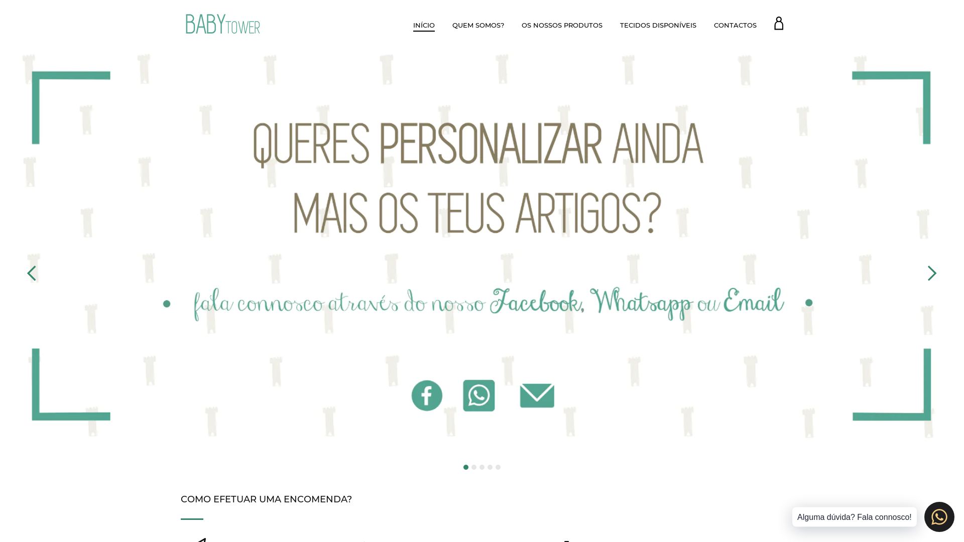 Estado web babytower.pt está   ONLINE