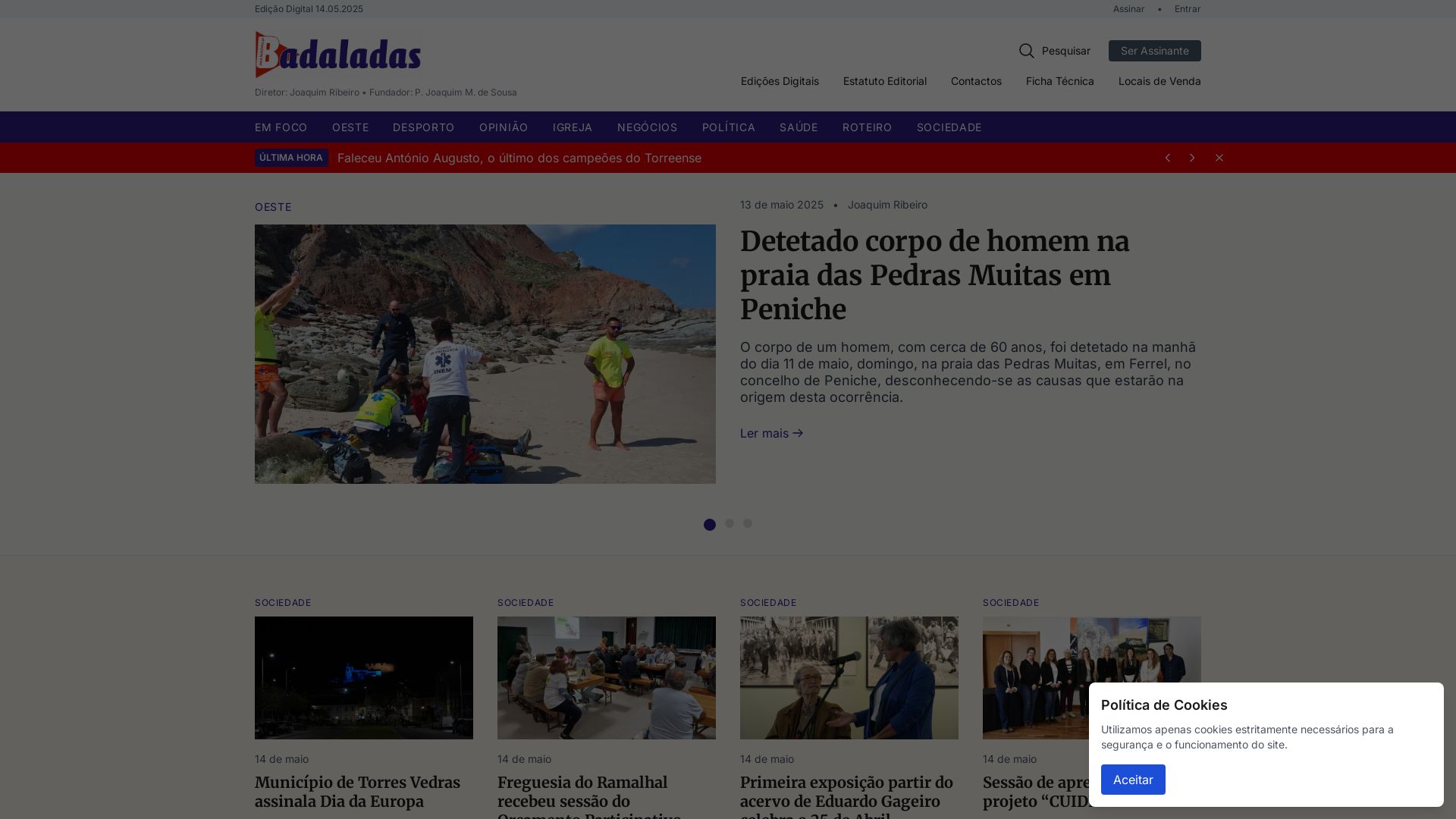 Estado web badaladas.pt está   ONLINE