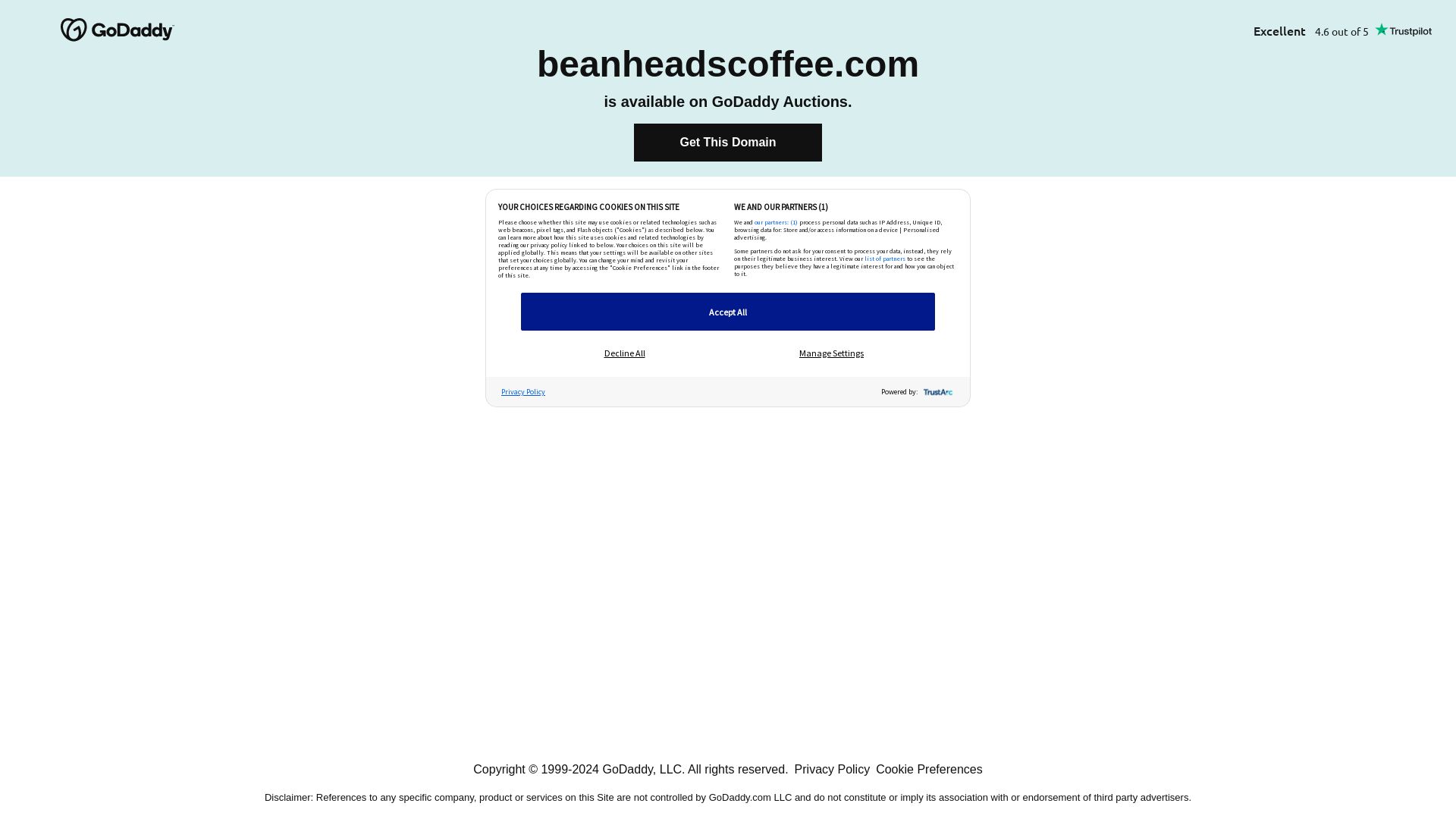 Estado web beanheadscoffee.com está   ONLINE