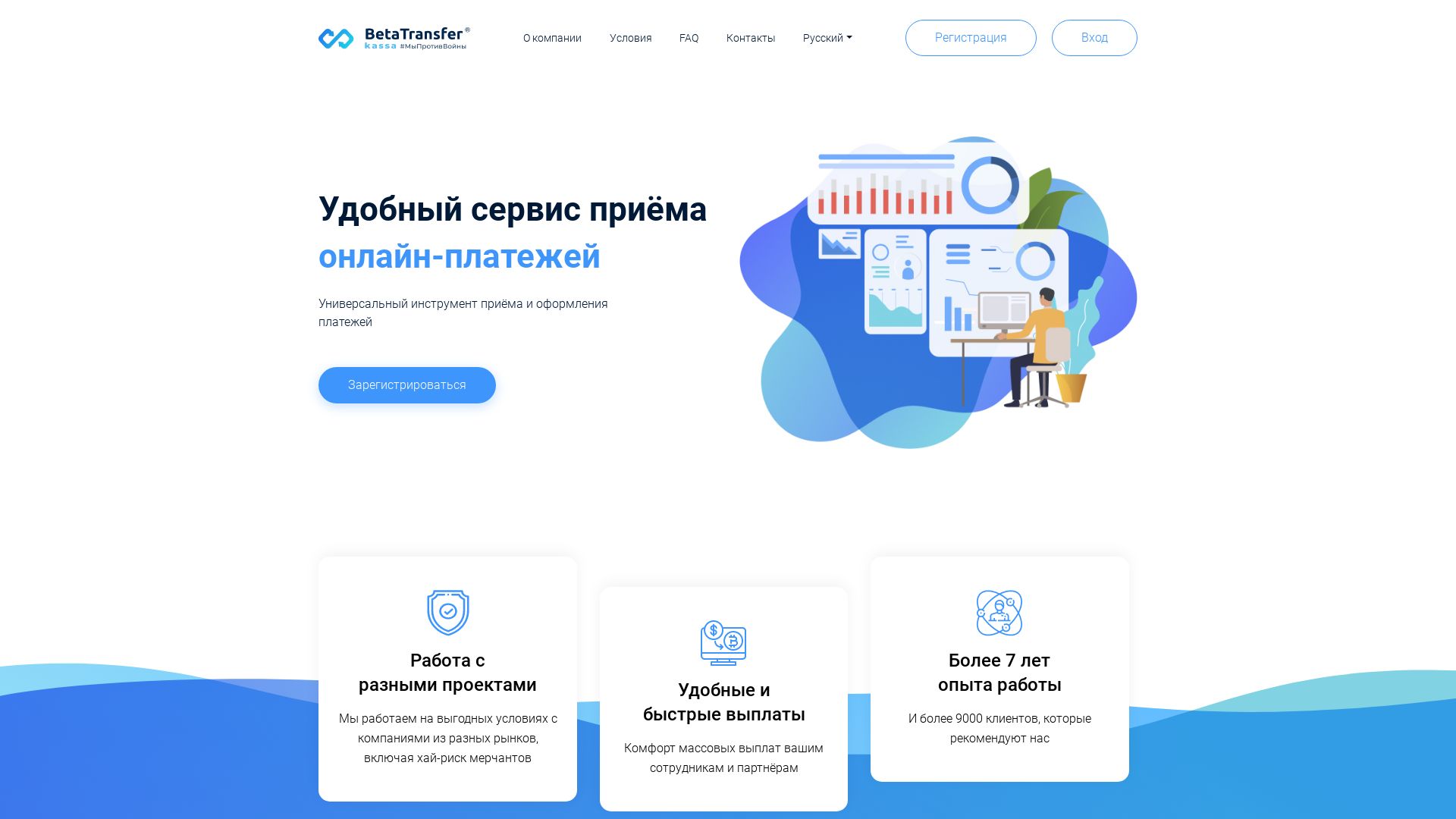 Estado web betatransfer.io está   ONLINE