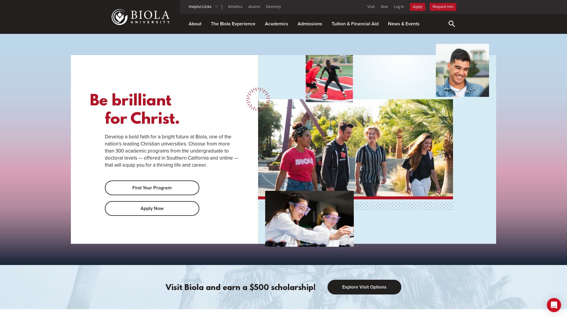 Estado web biola.edu está   ONLINE