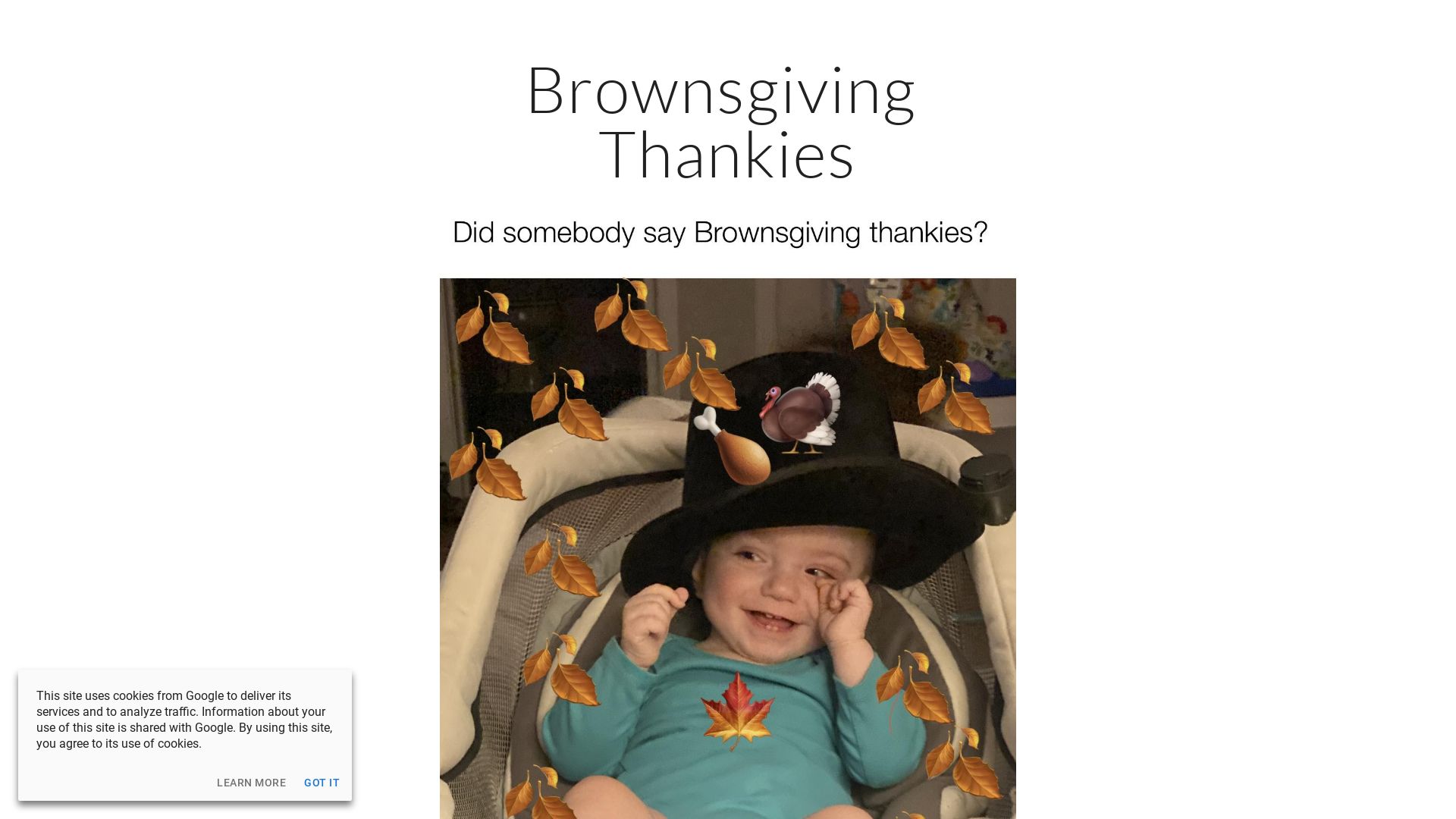 Estado web brownsgivingthankies.com está   ONLINE