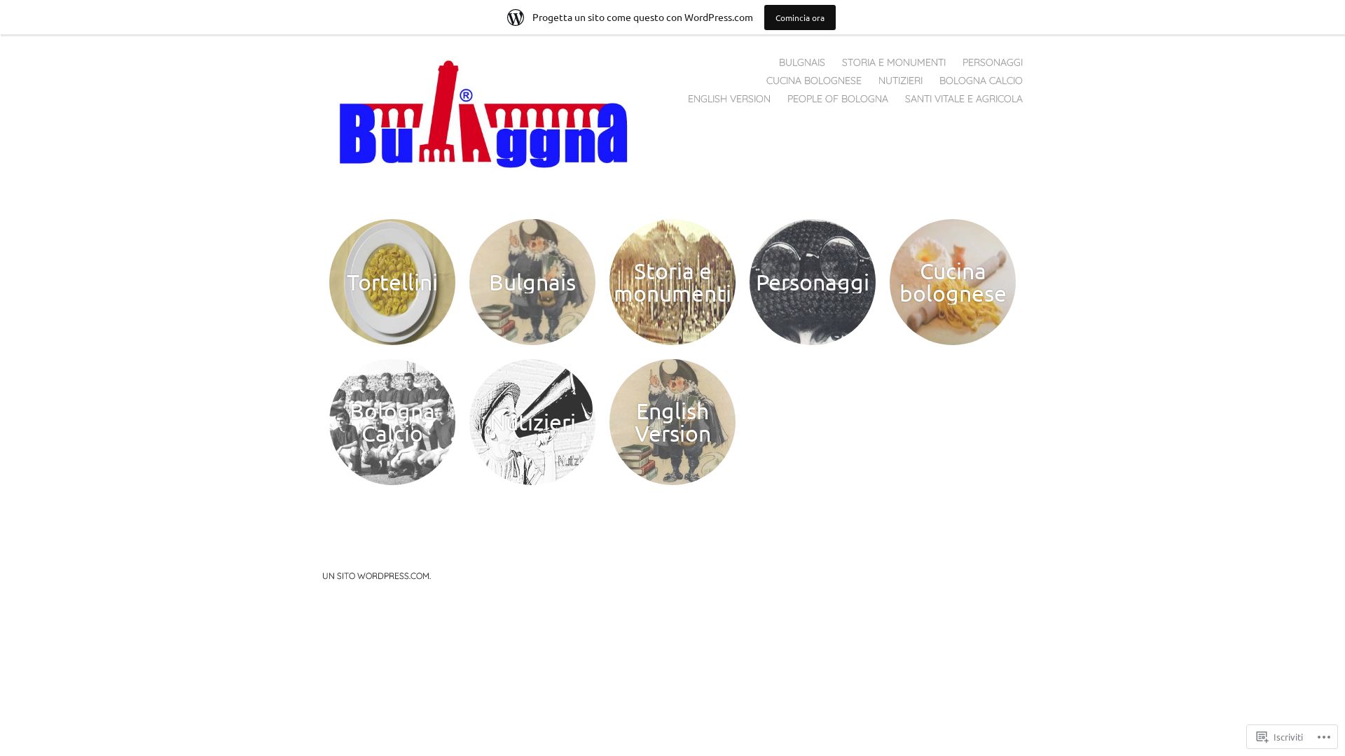 Estado web bulaggna.it está   ONLINE