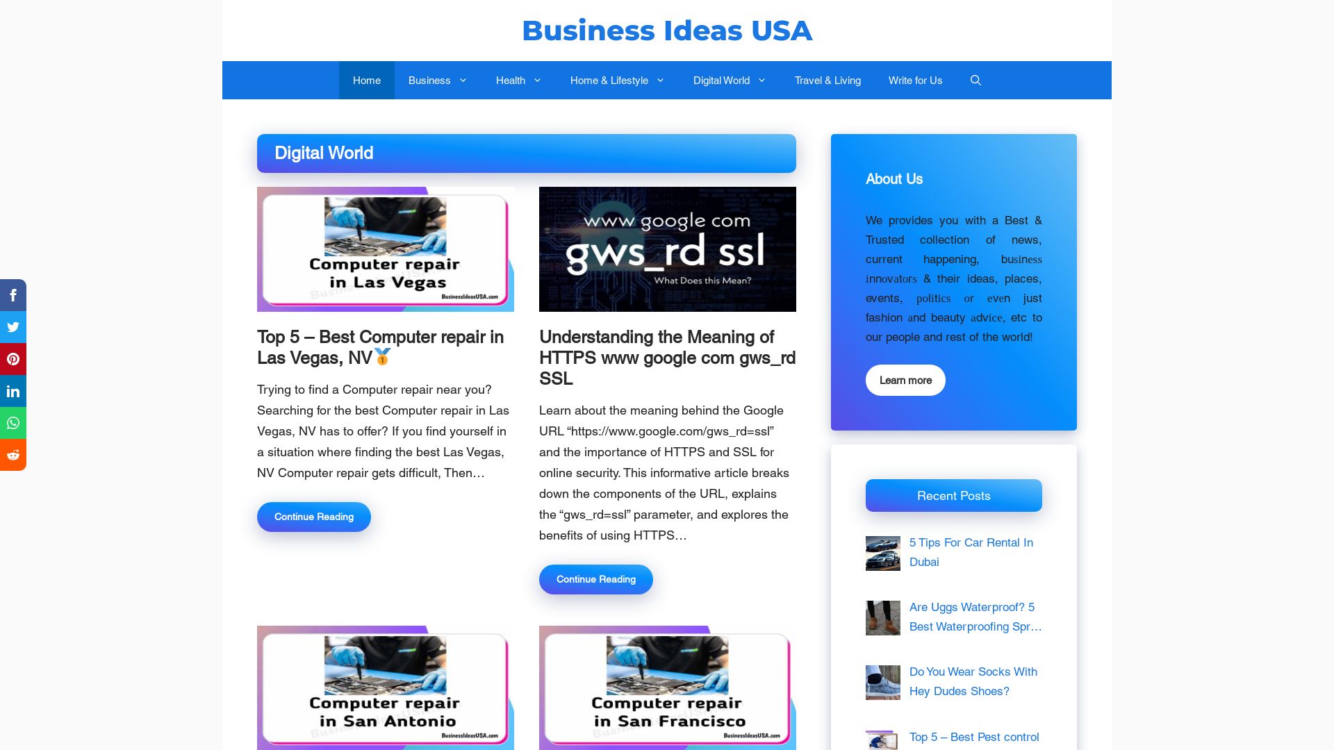 Estado web businessideasusa.com está   ONLINE