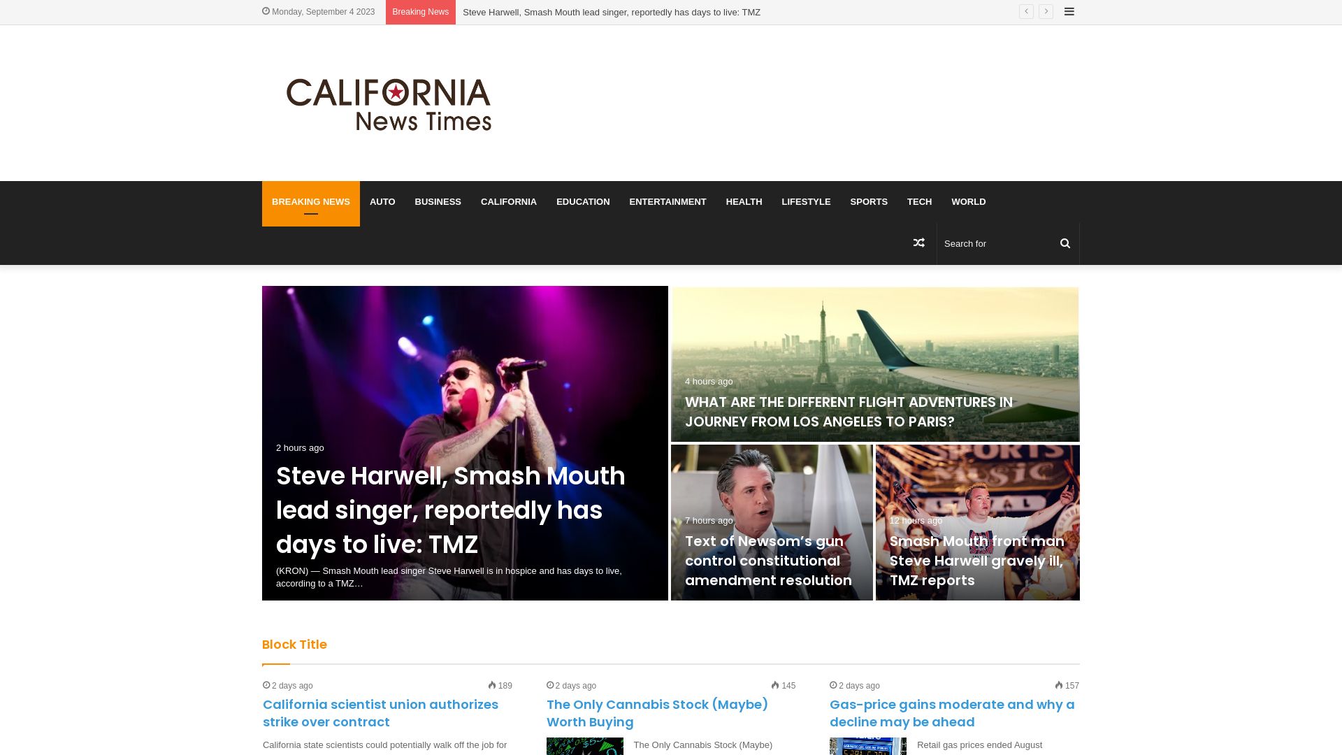 Estado web californianewstimes.com está   ONLINE