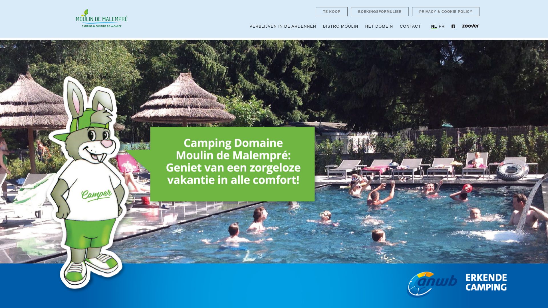 Estado web camping-malempre.be está   ONLINE