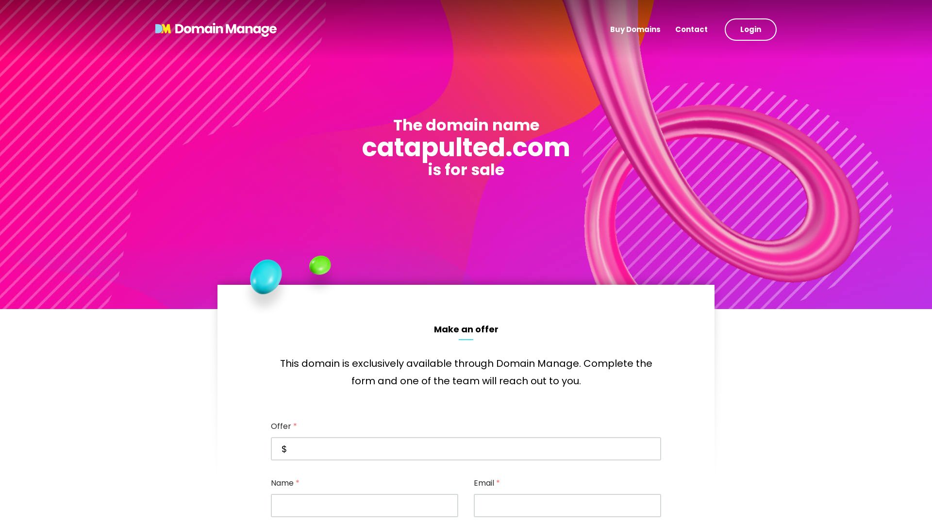 Estado web catapulted.com está   ONLINE