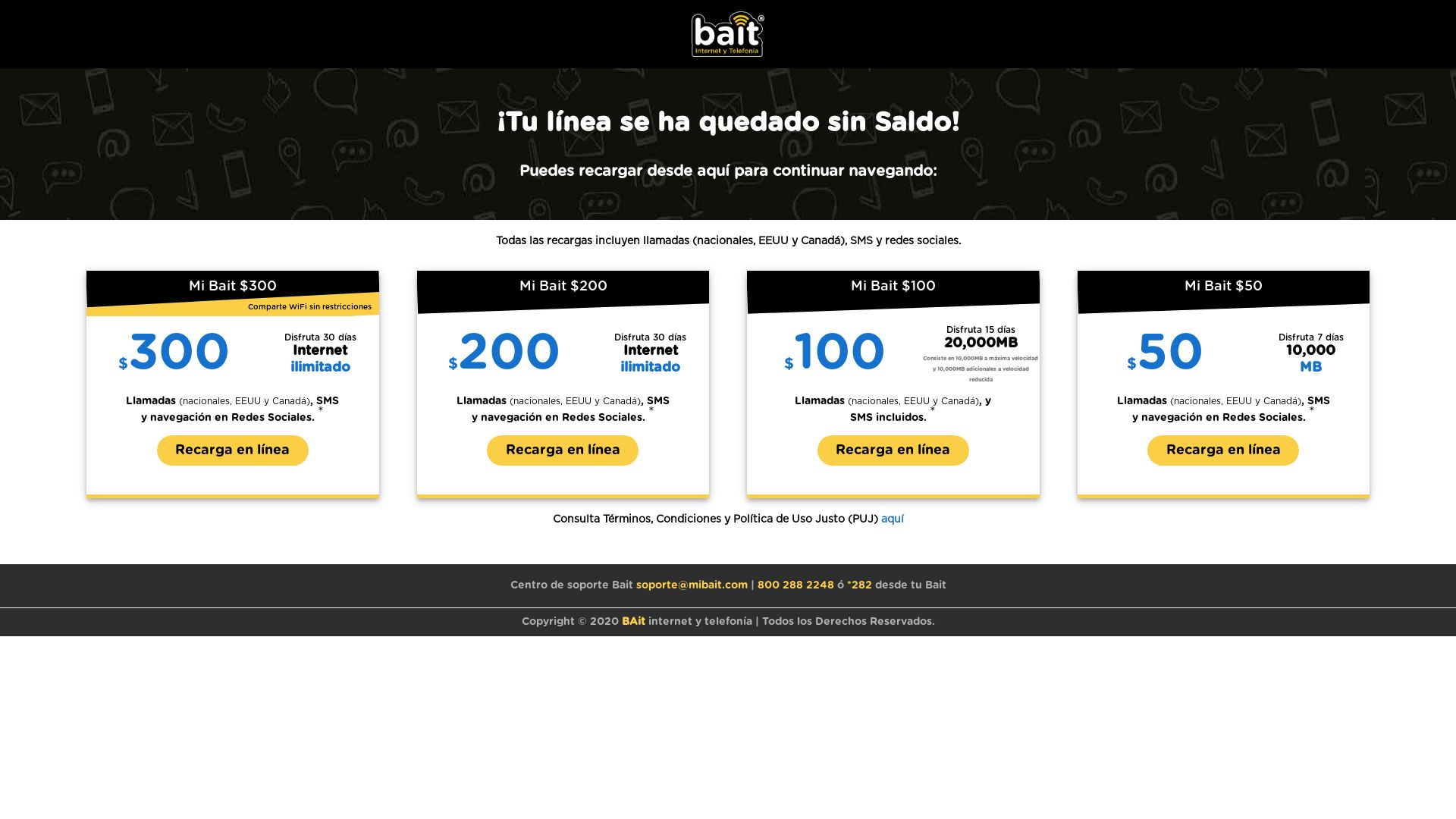 Estado web cautivo.baitmexico.com está   ONLINE