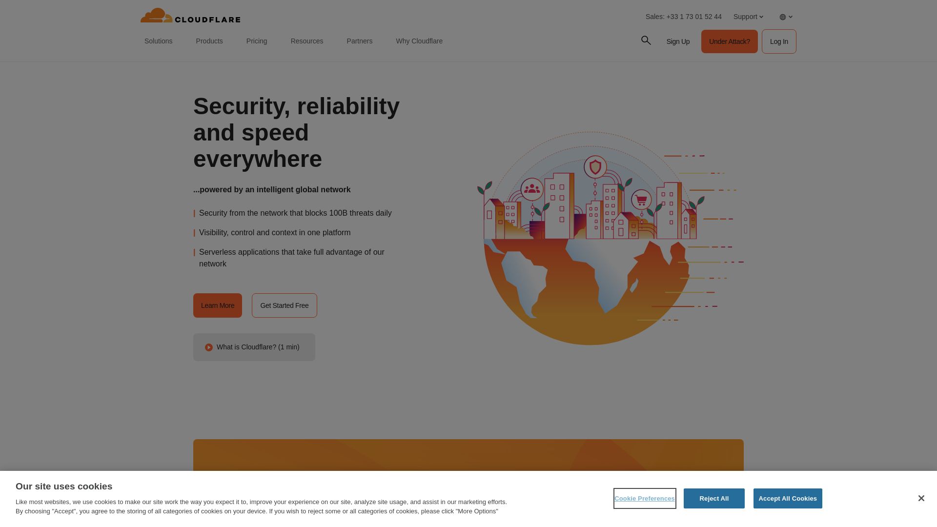 Estado web cdnjs.cloudfare.com está   ONLINE