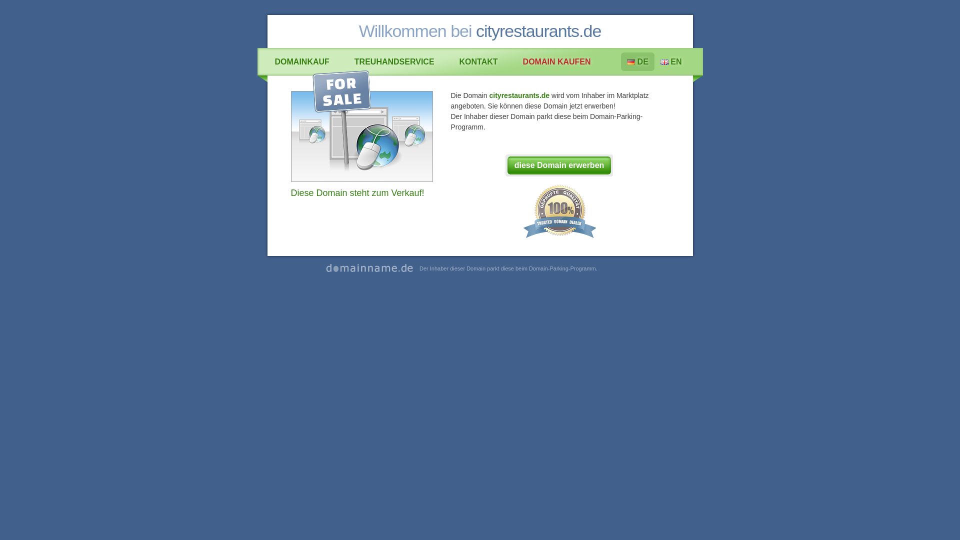 Estado web cityrestaurants.de está   ONLINE