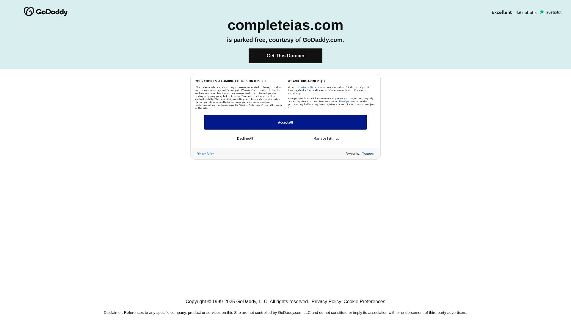 Estado web completeias.com está   ONLINE