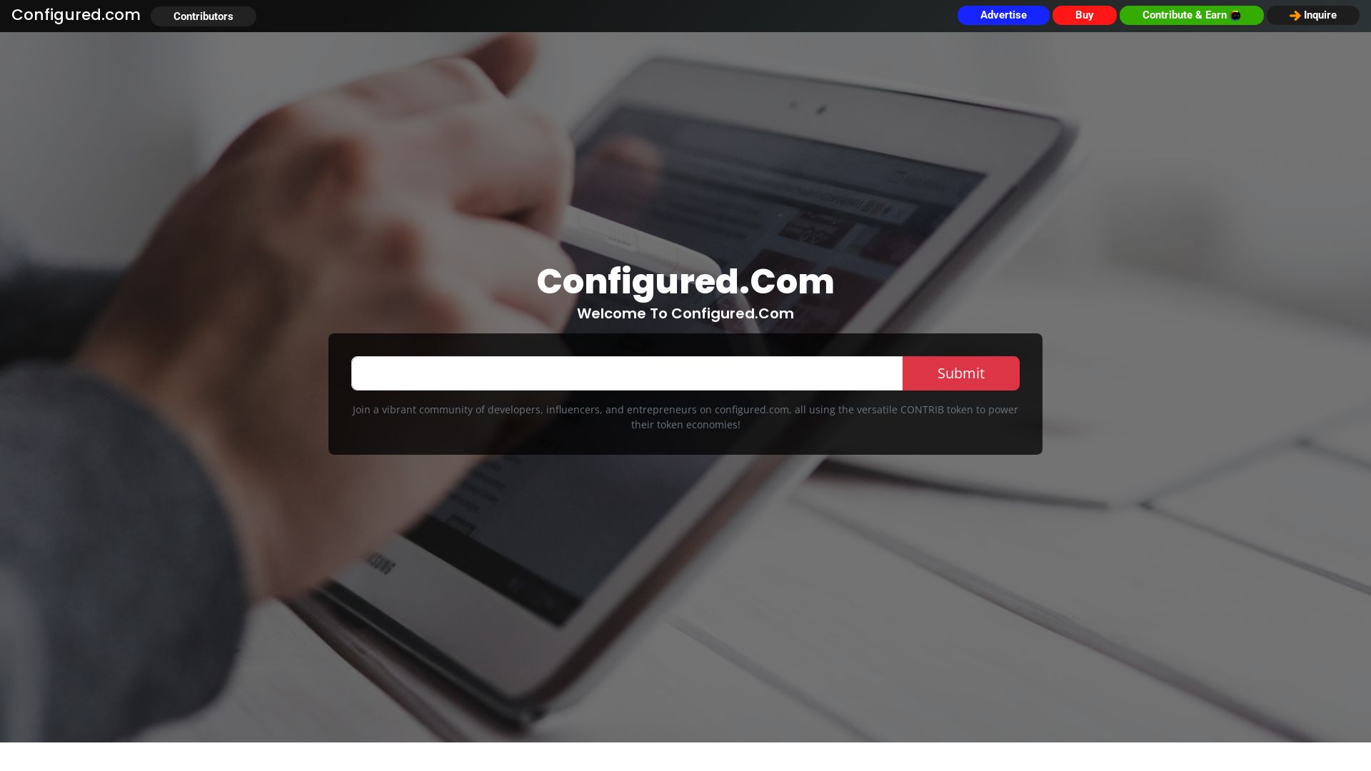 Estado web configured.com está   ONLINE