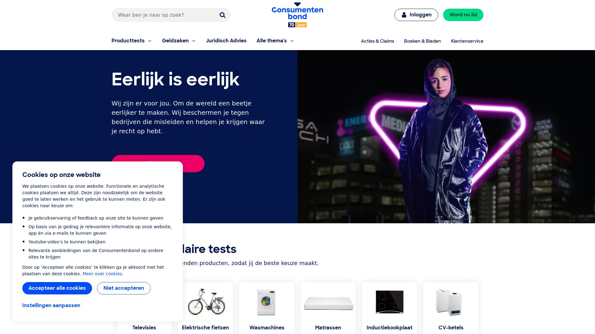 Estado web consumentenbond.nl está   ONLINE