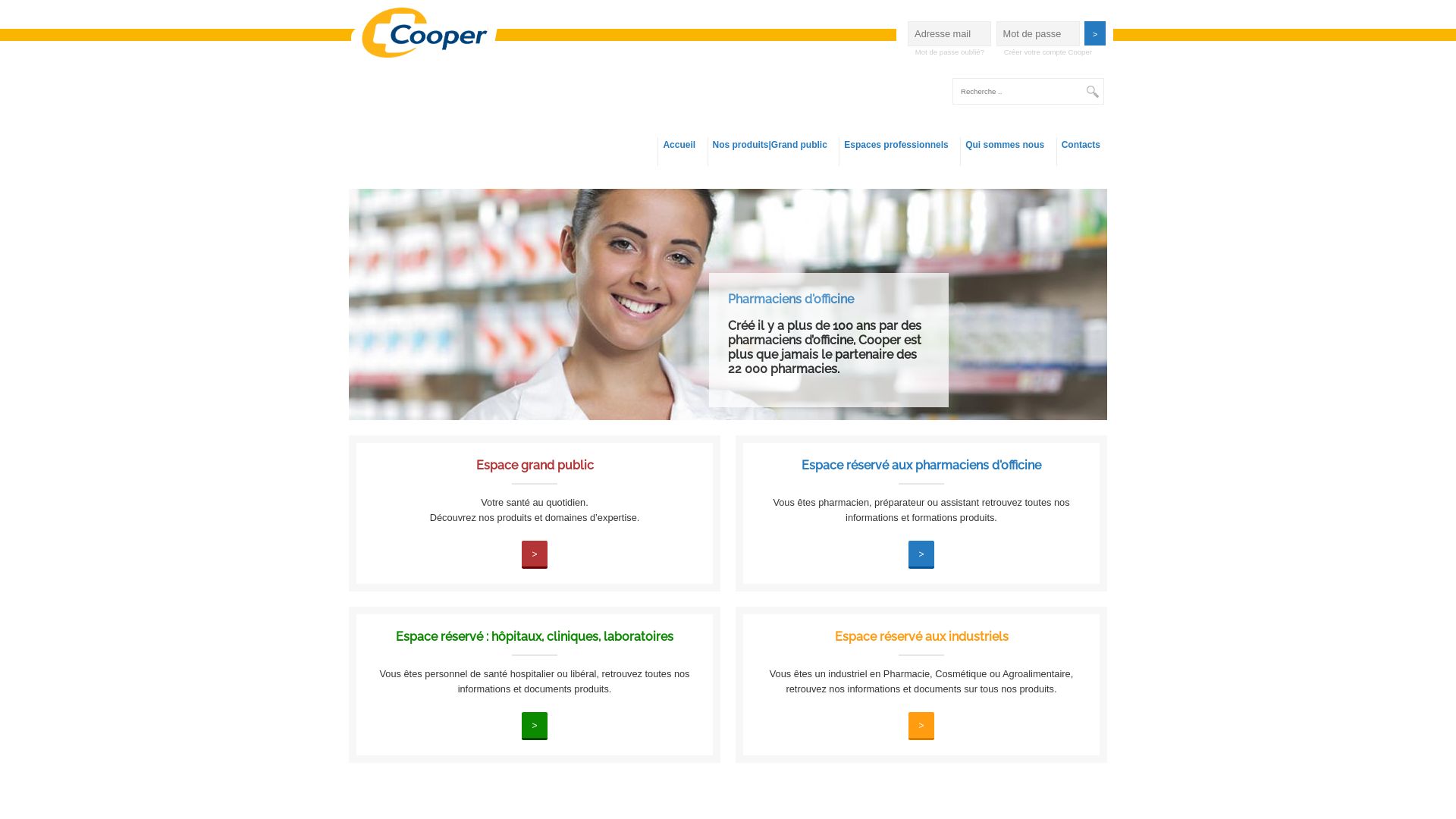Estado web cooper.fr está   ONLINE