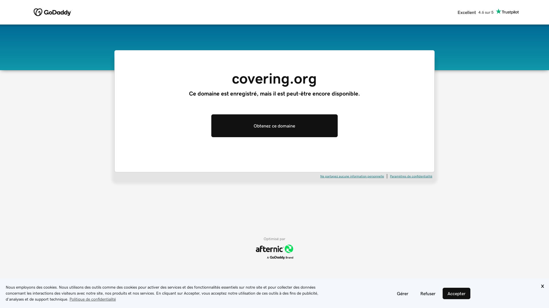 Estado web covering.org está   ONLINE