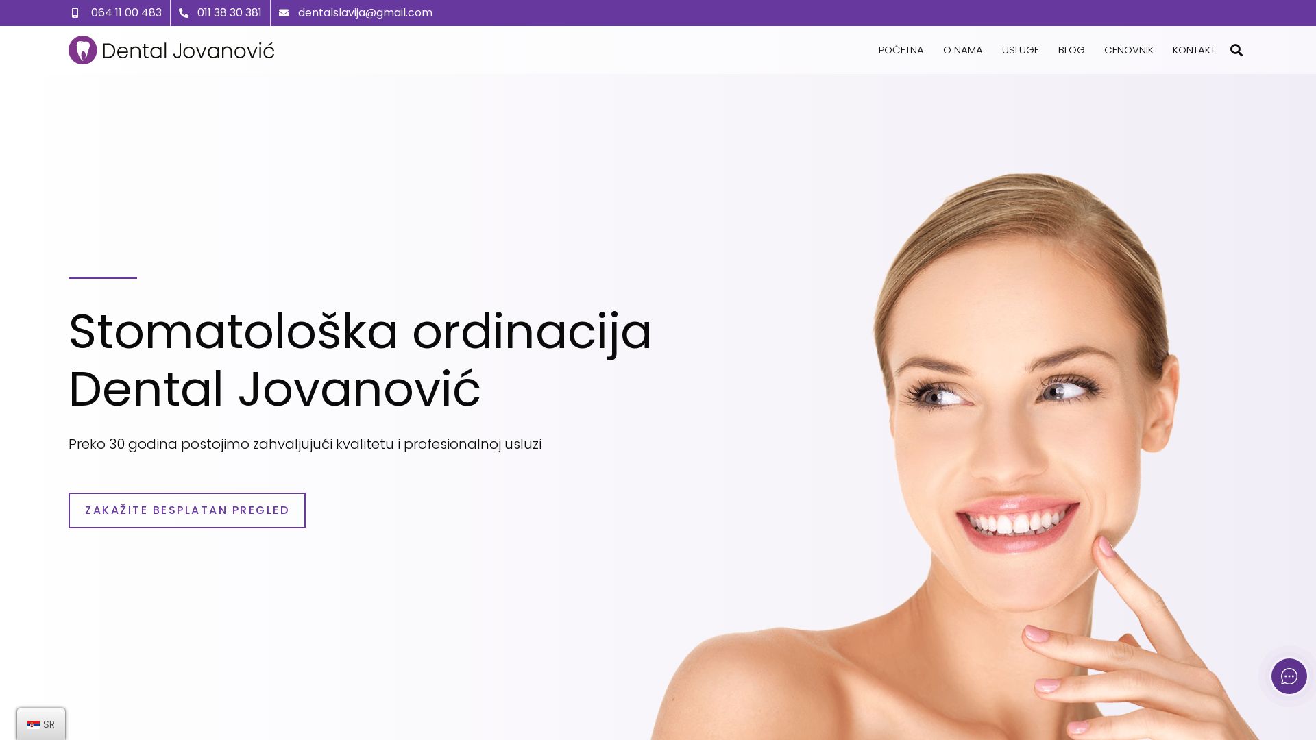 Estado web dental-jovanovic.rs está   ONLINE