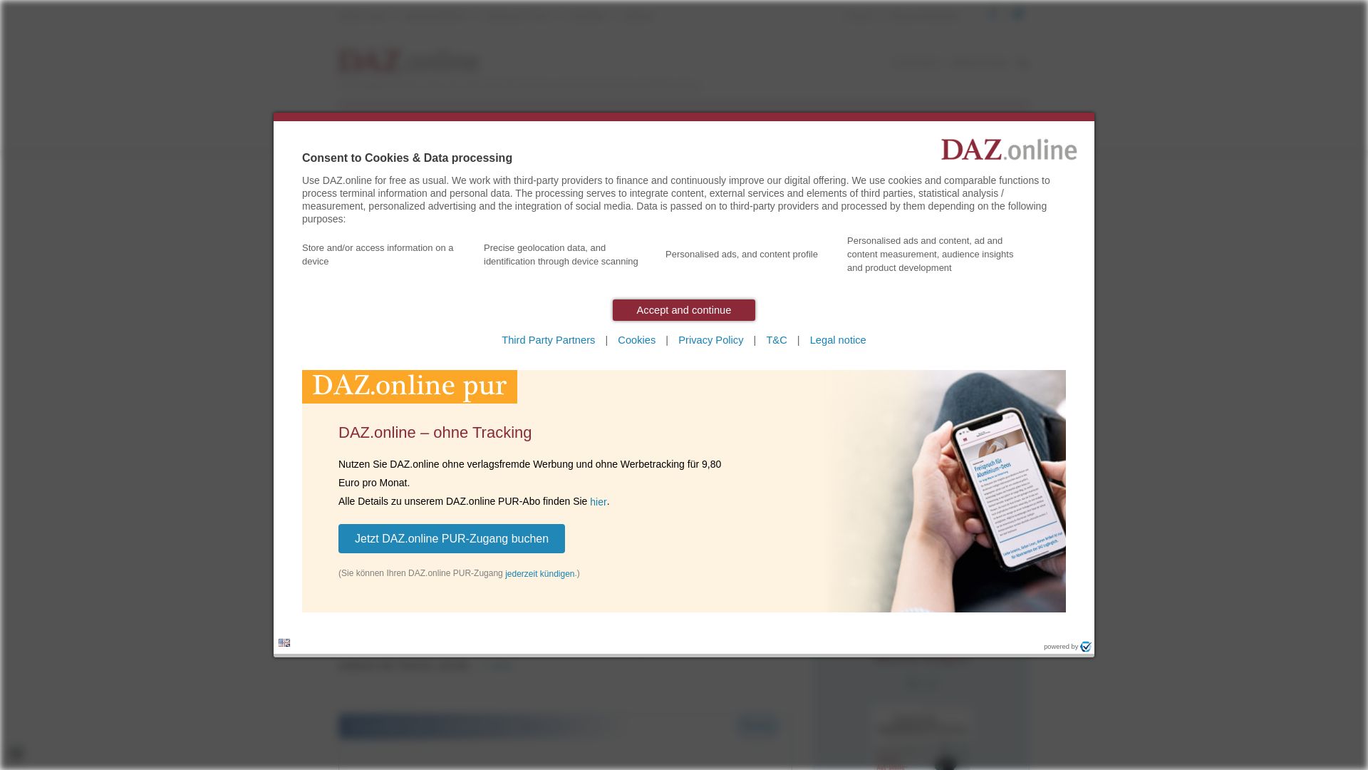 Estado web deutsche-apotheker-zeitung.de está   ONLINE