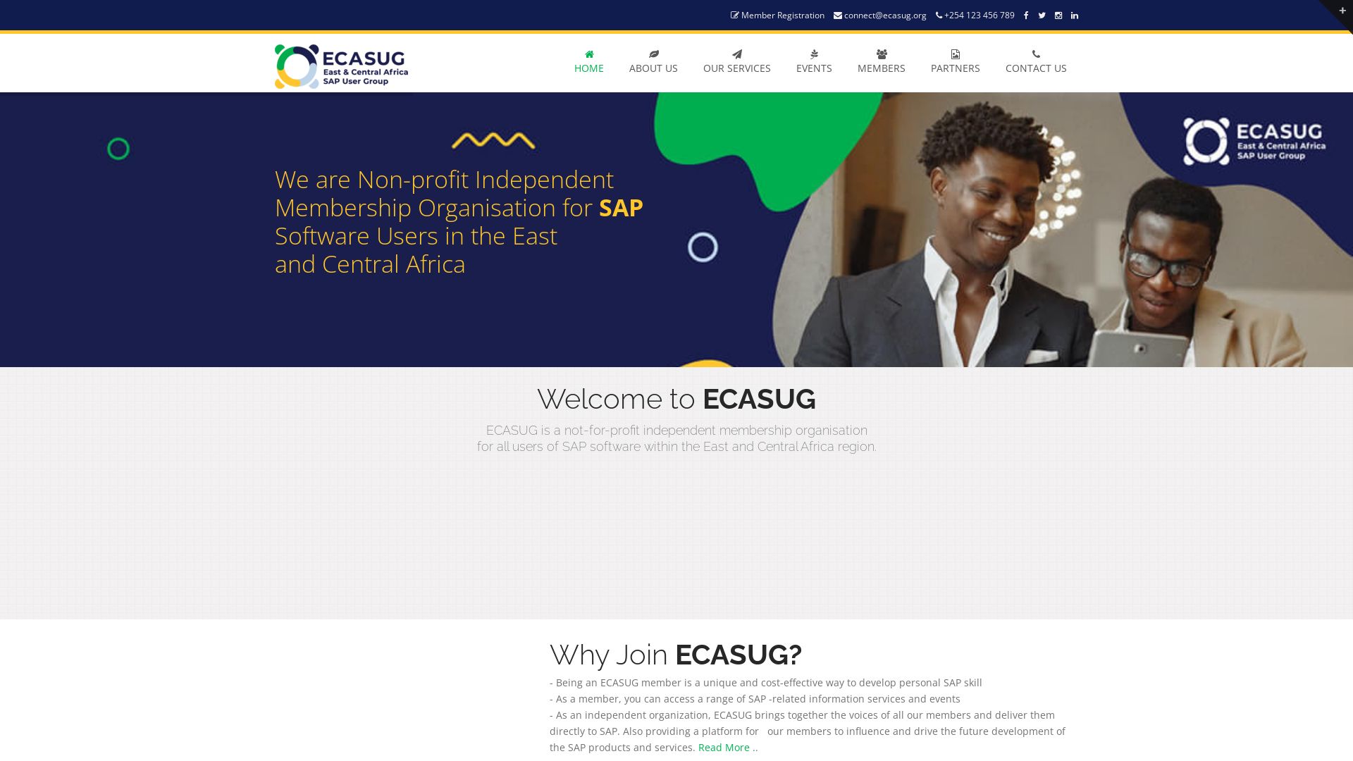 Estado web ecasug.org está   ONLINE