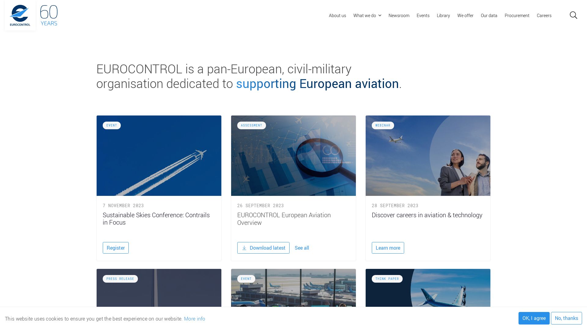 Estado web eurocontrol.int está   ONLINE