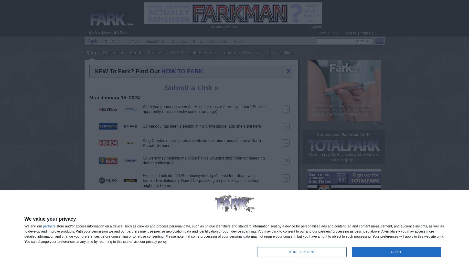 Estado web fark.com está   ONLINE