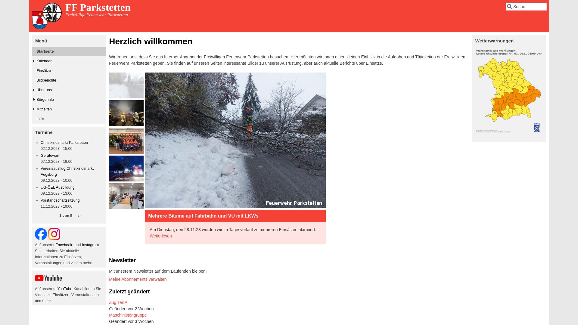 Estado web feuerwehr-parkstetten.de está   ONLINE