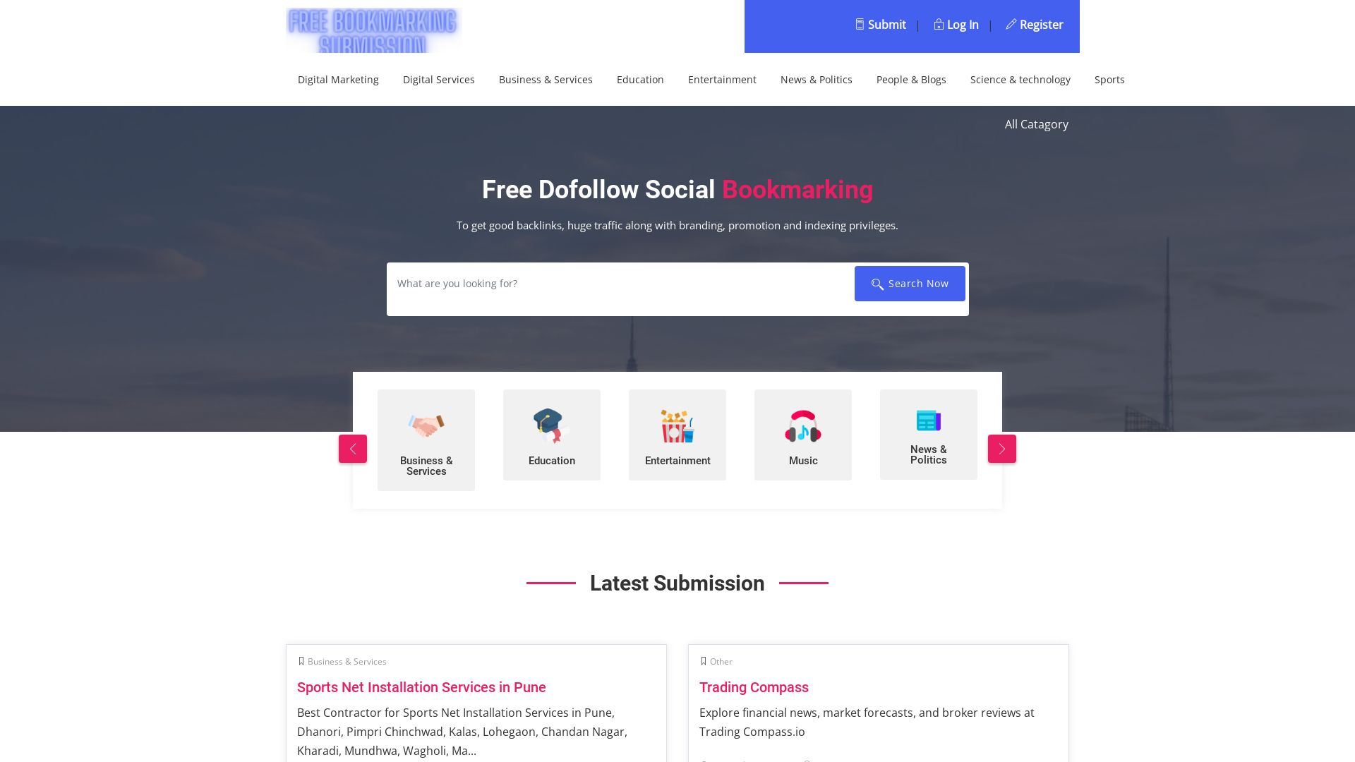 Estado web freebookmarkingsubmission.net está   ONLINE