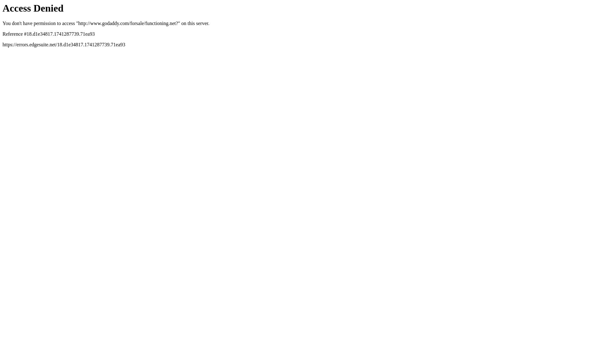 Estado web functioning.net está   ONLINE