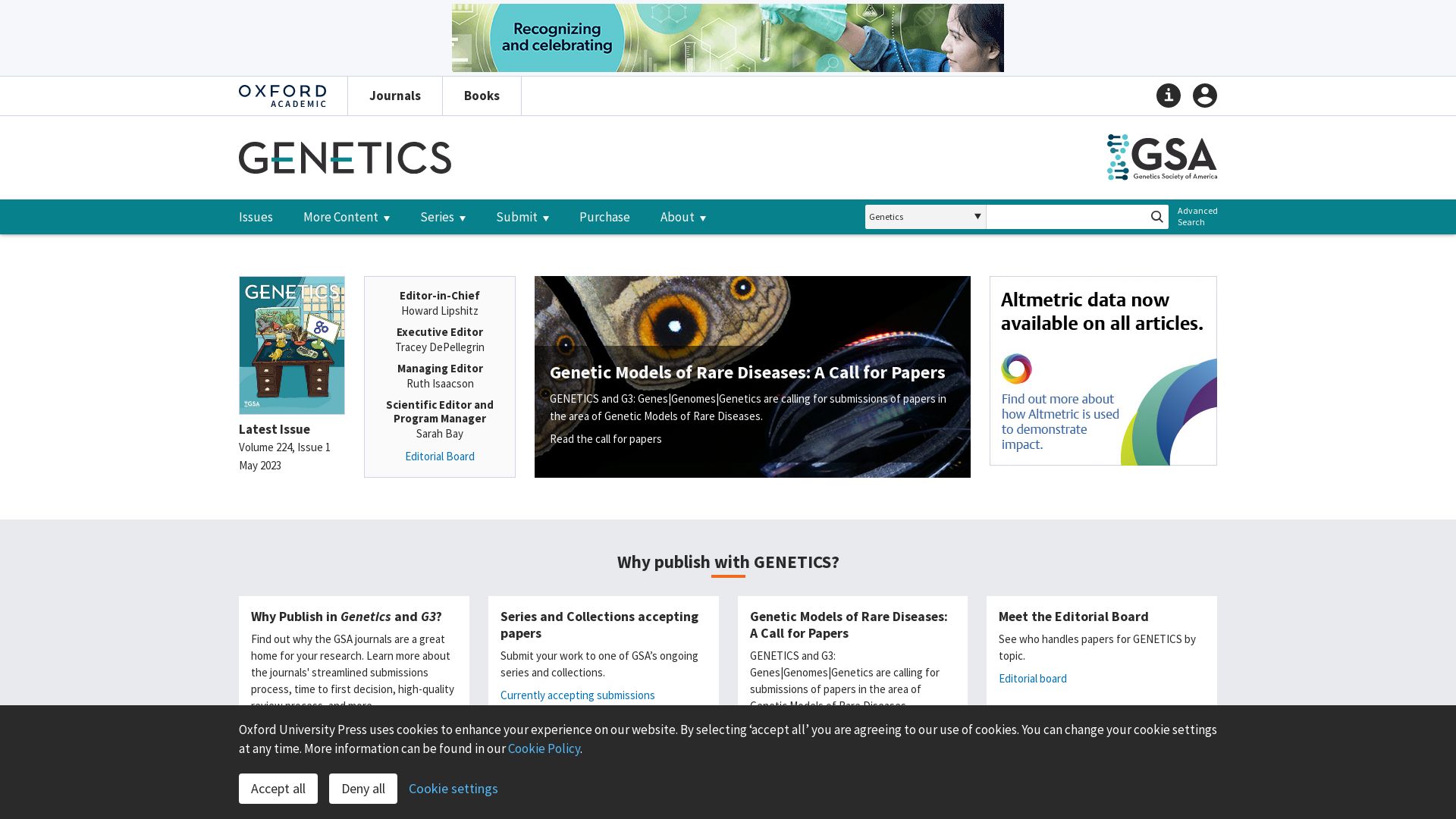Estado web genetics.org está   ONLINE