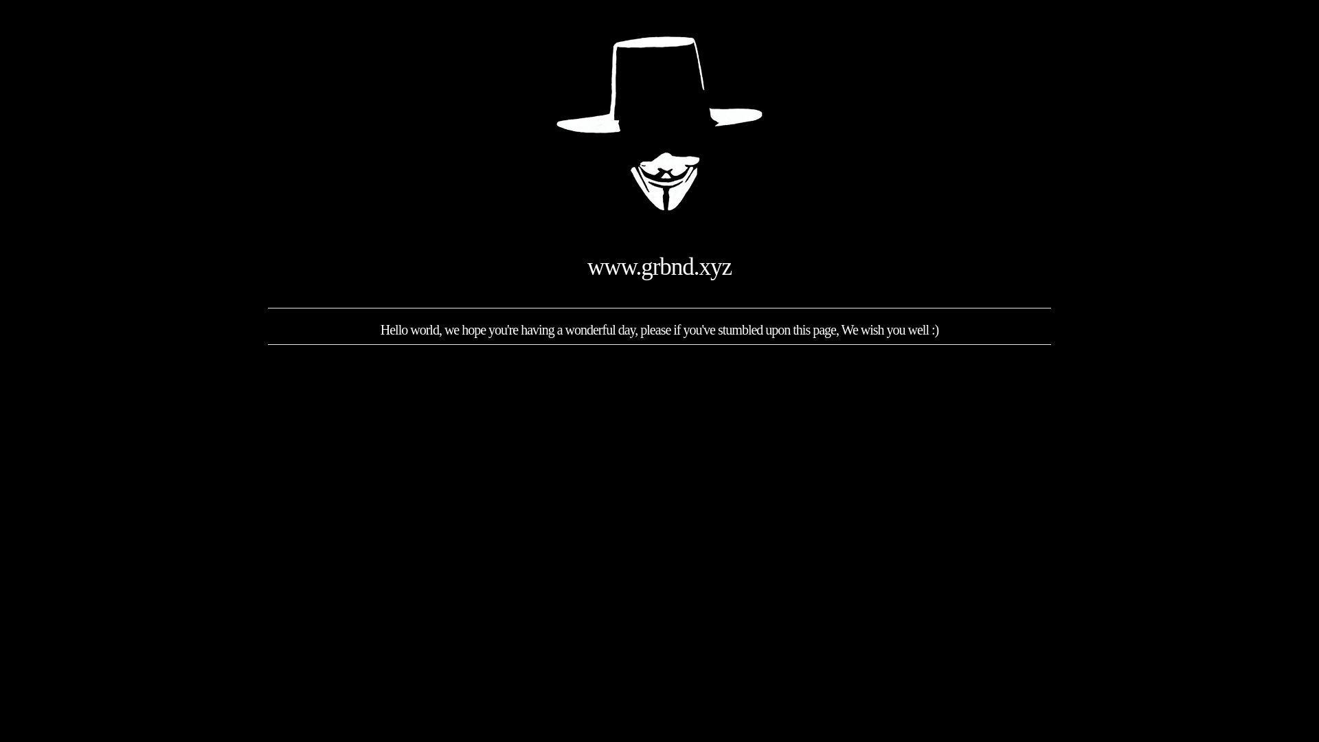 Estado web grbnd.xyz está   ONLINE