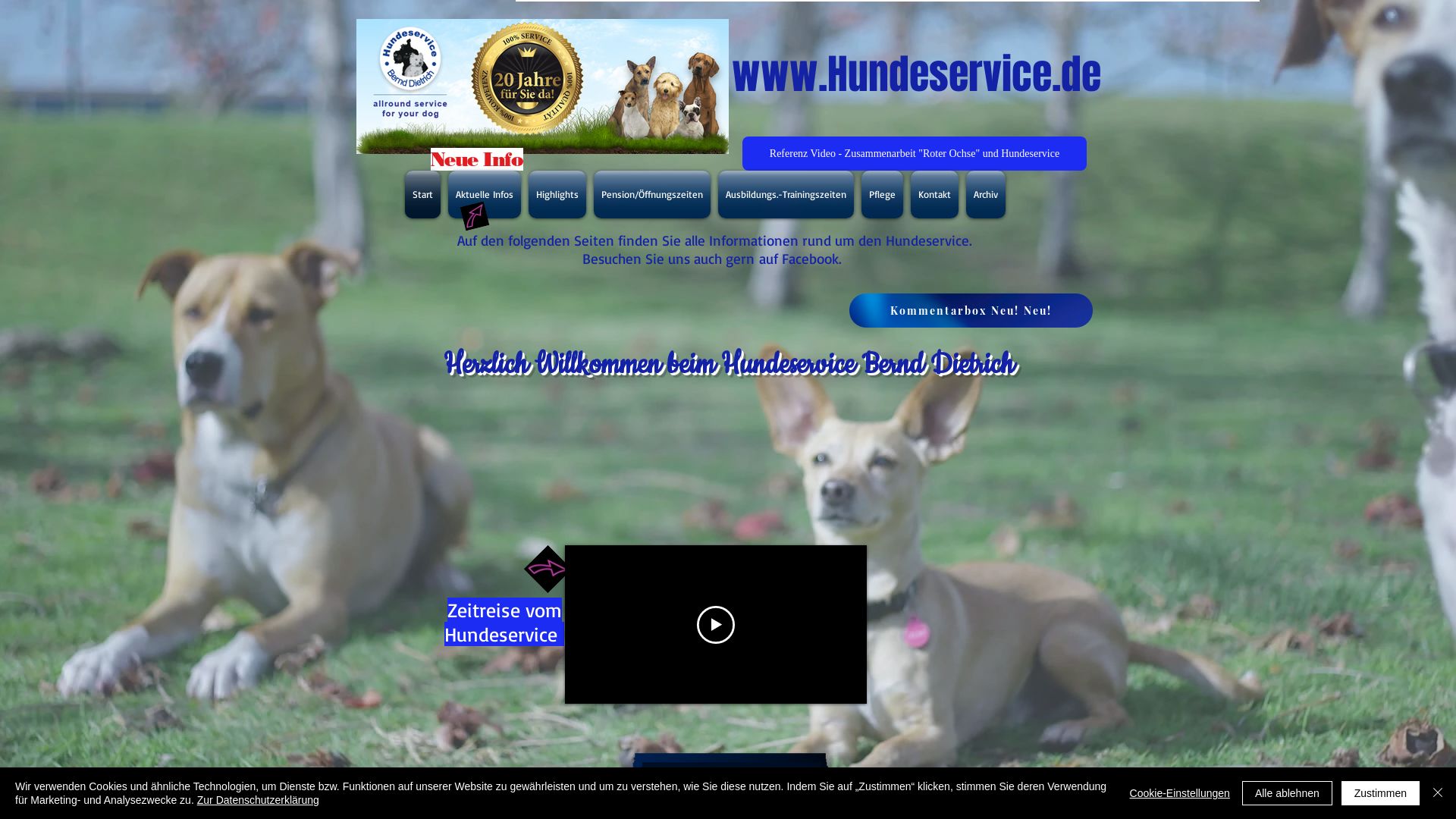 Estado web hundeservice.de está   ONLINE