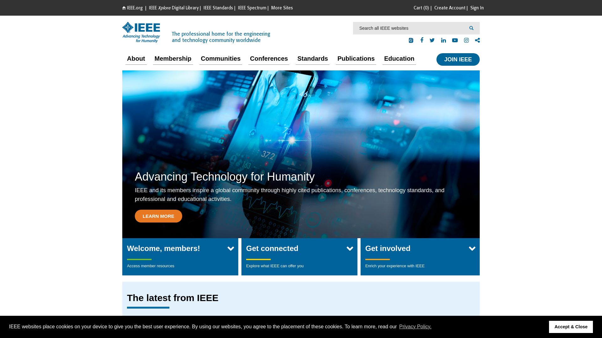 Estado web ieee.org está   ONLINE