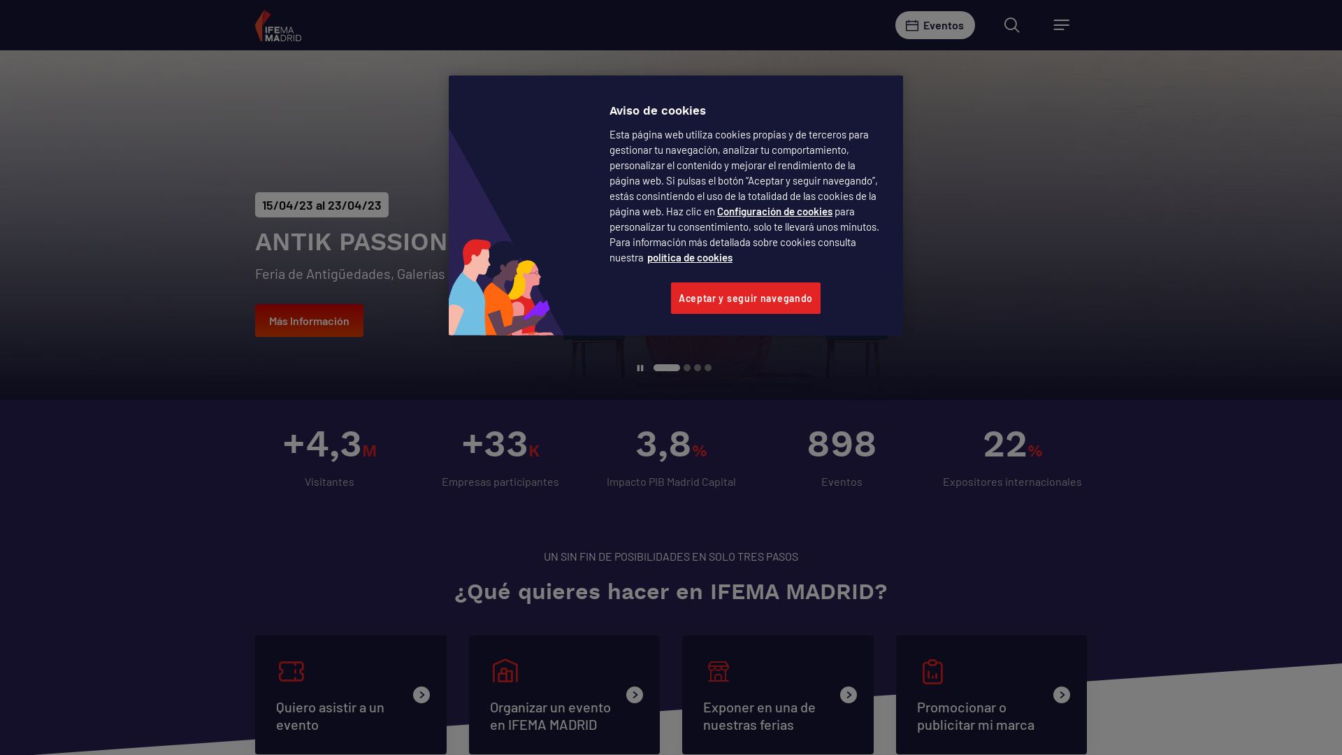 Estado web ifema.es está   ONLINE