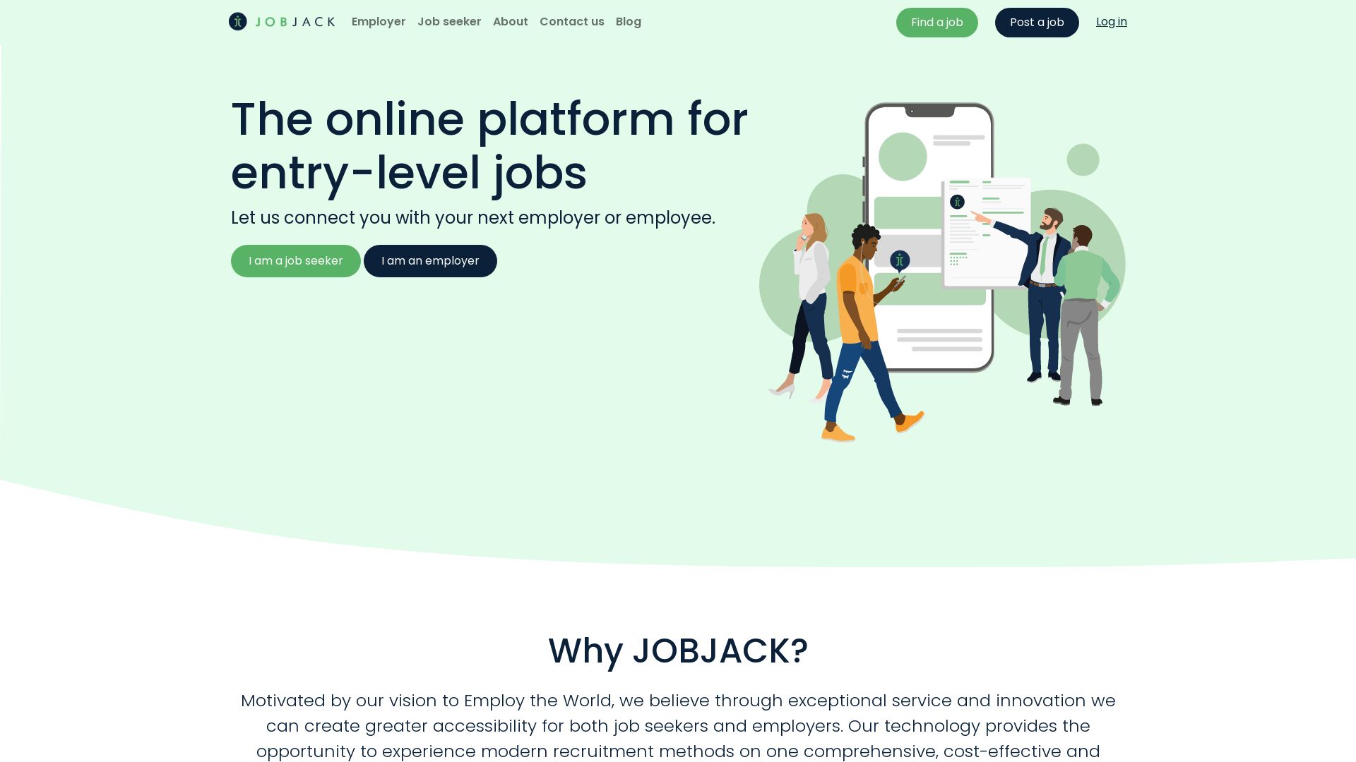 Estado web jobjack.co.za está   ONLINE