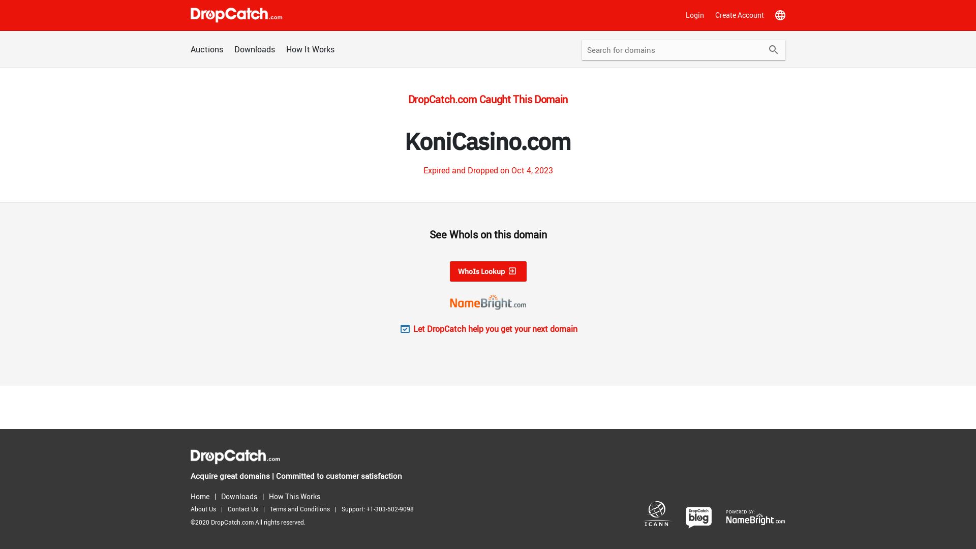 Estado web konicasino.com está   ONLINE