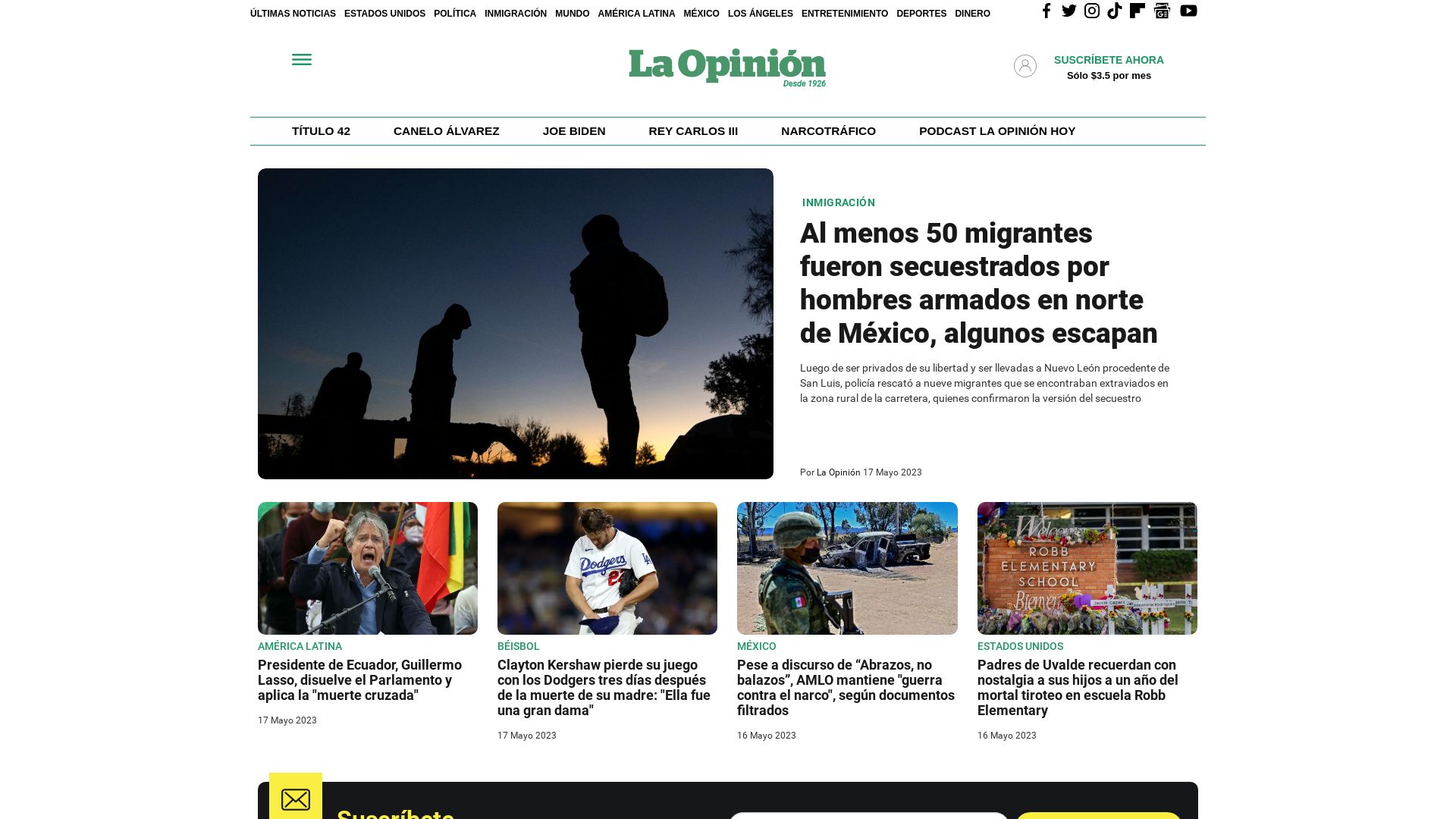 Estado web laopinion.com está   ONLINE