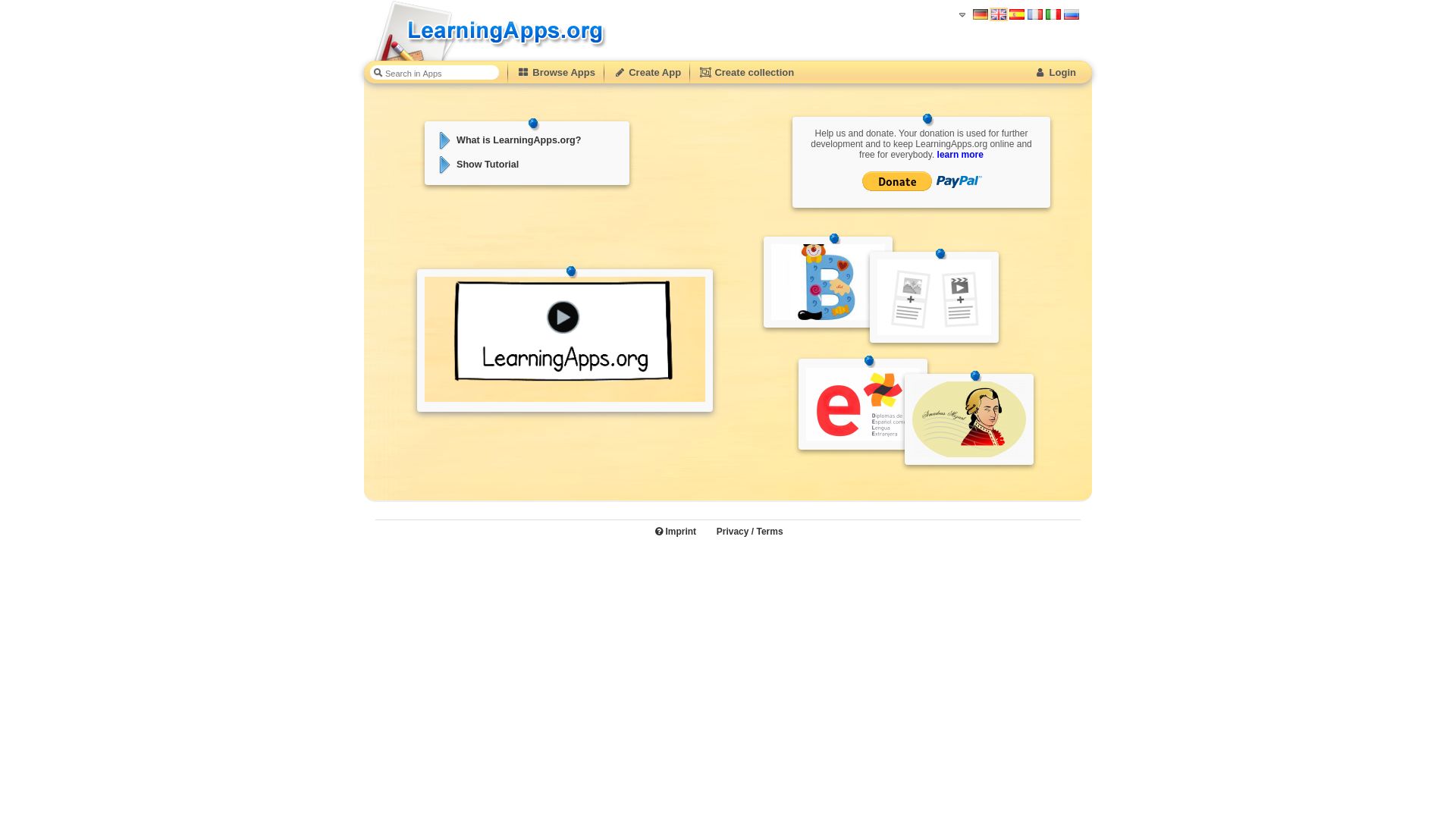 Estado web learningapps.org está   ONLINE