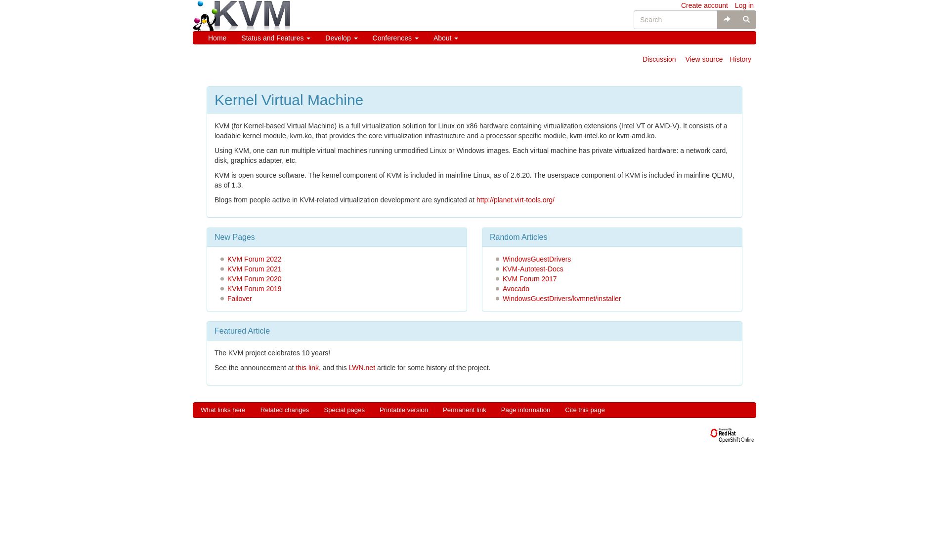Estado web linux-kvm.org está   ONLINE